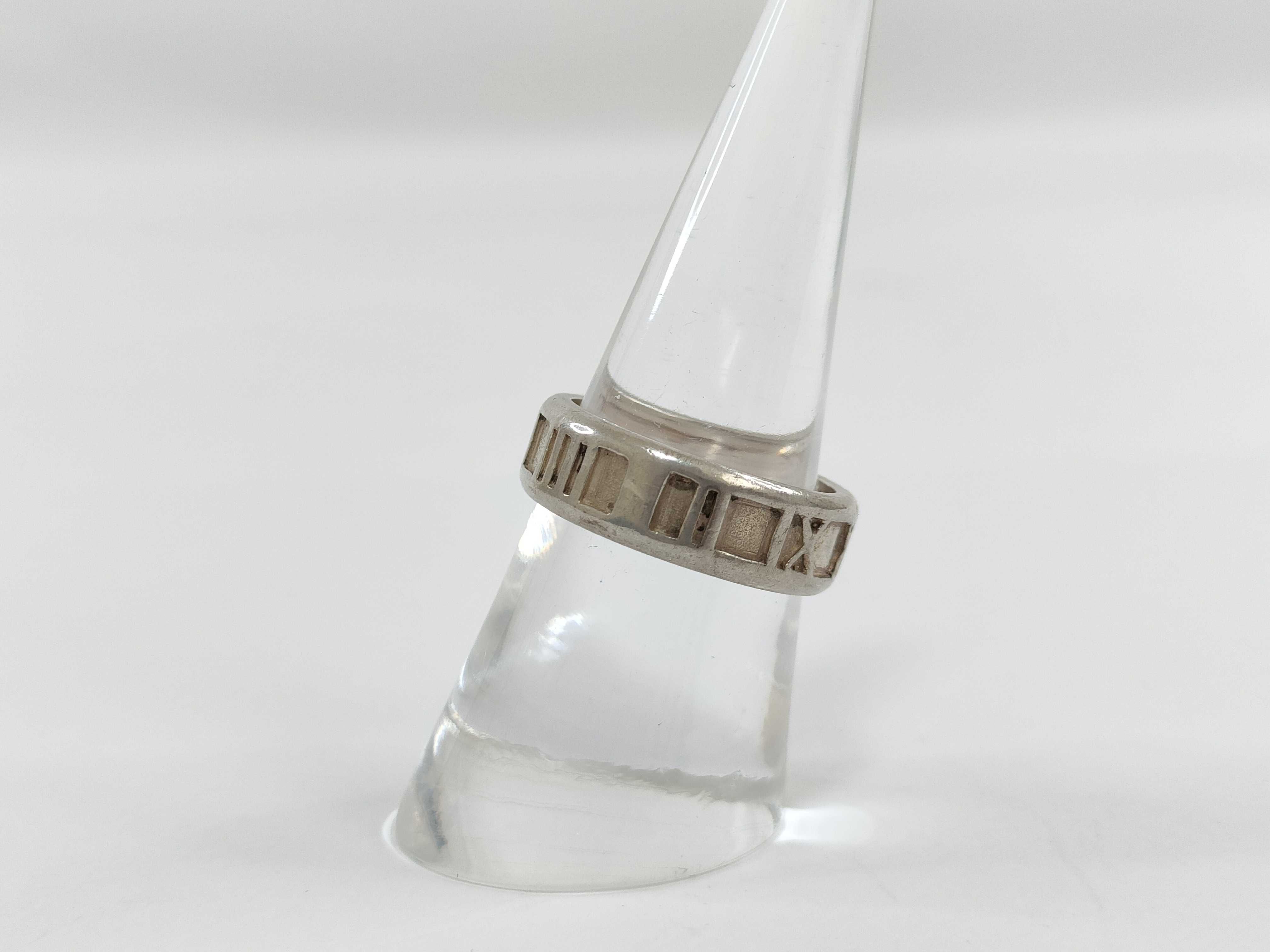 【水曜終了】(10221_0450)Tiffany&Co. アトラス アトラス/ミドル SV925 5.3g リング