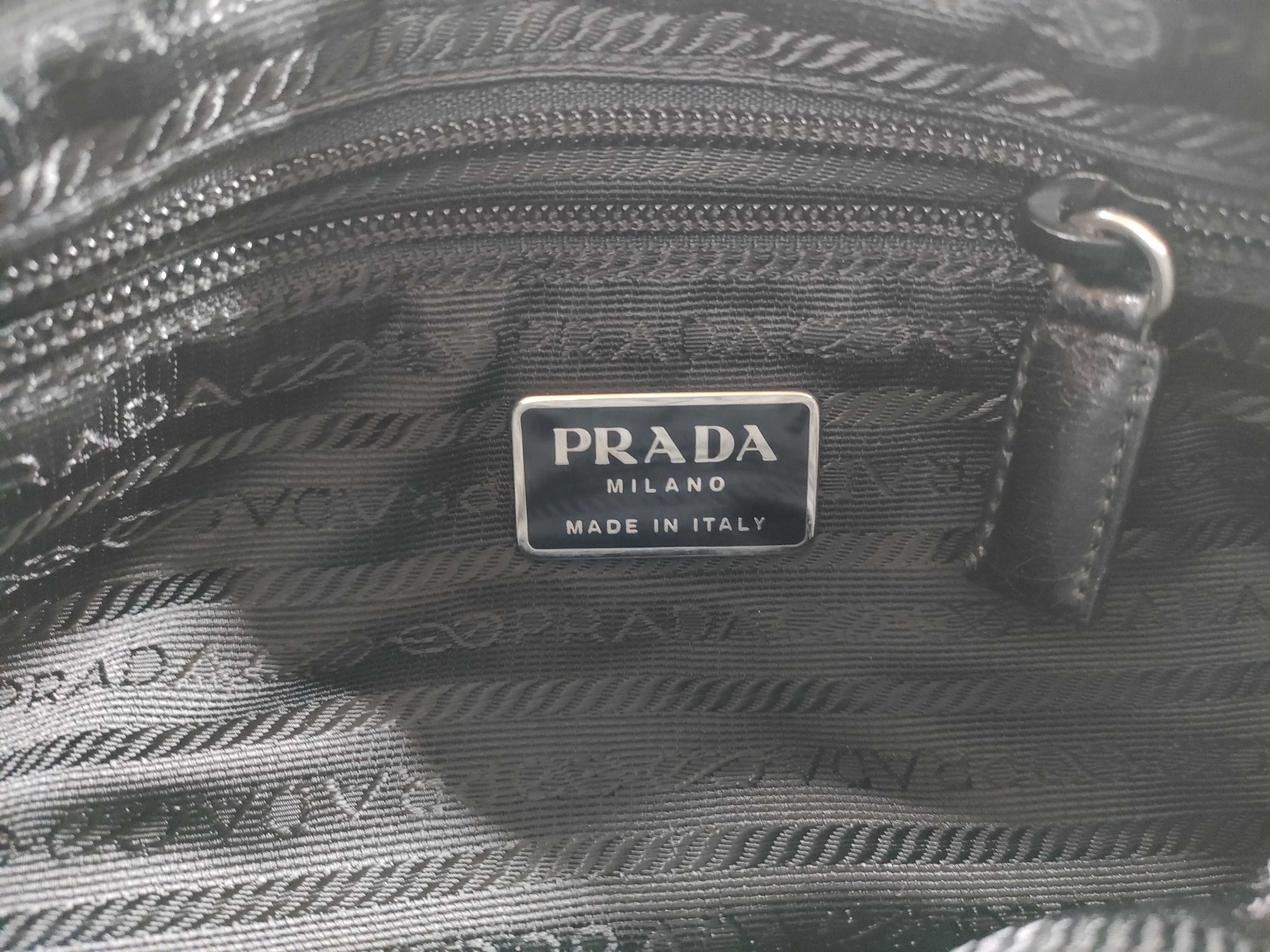 【水曜終了】(10230_0255)PRADA ナイロン ミニハンド ハンドバッグ