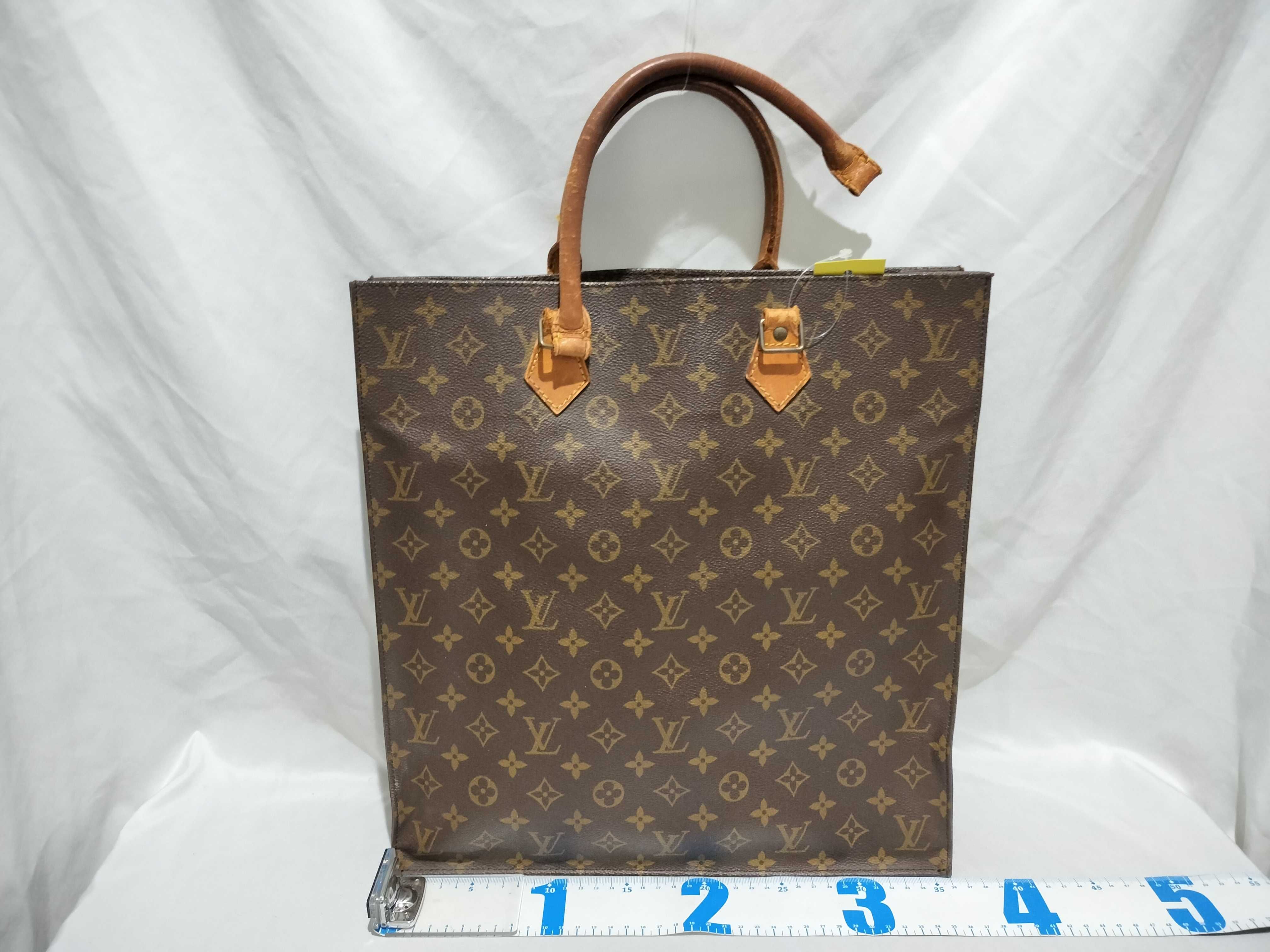 【水曜終了】(10223_0072)LOUIS VUITTON モノグラム サックプラ トートバッグ