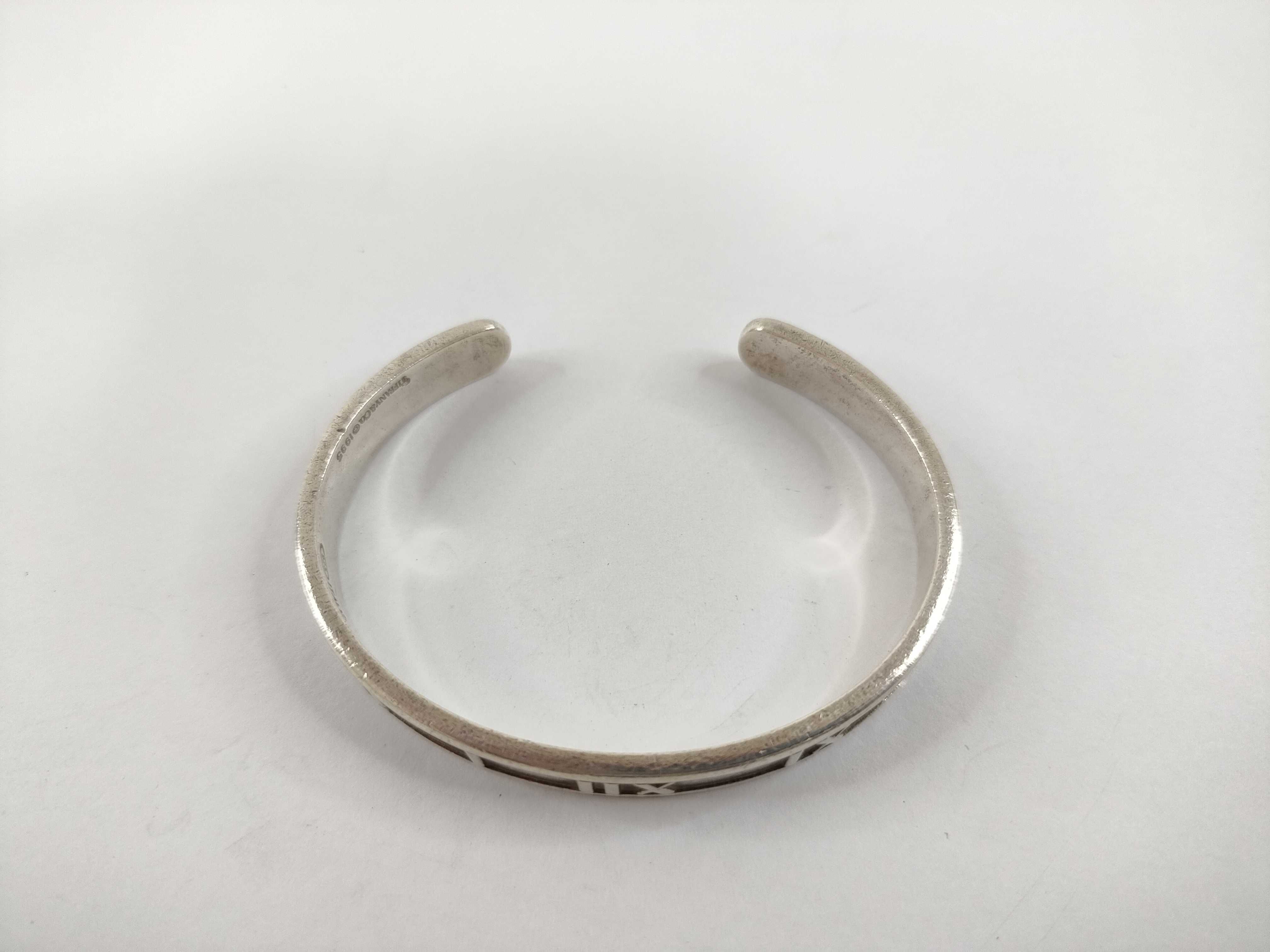 【水曜終了】(10221_0452)Tiffany&Co. アトラス アトラス SV925 21.8g ブレスレット・バングル