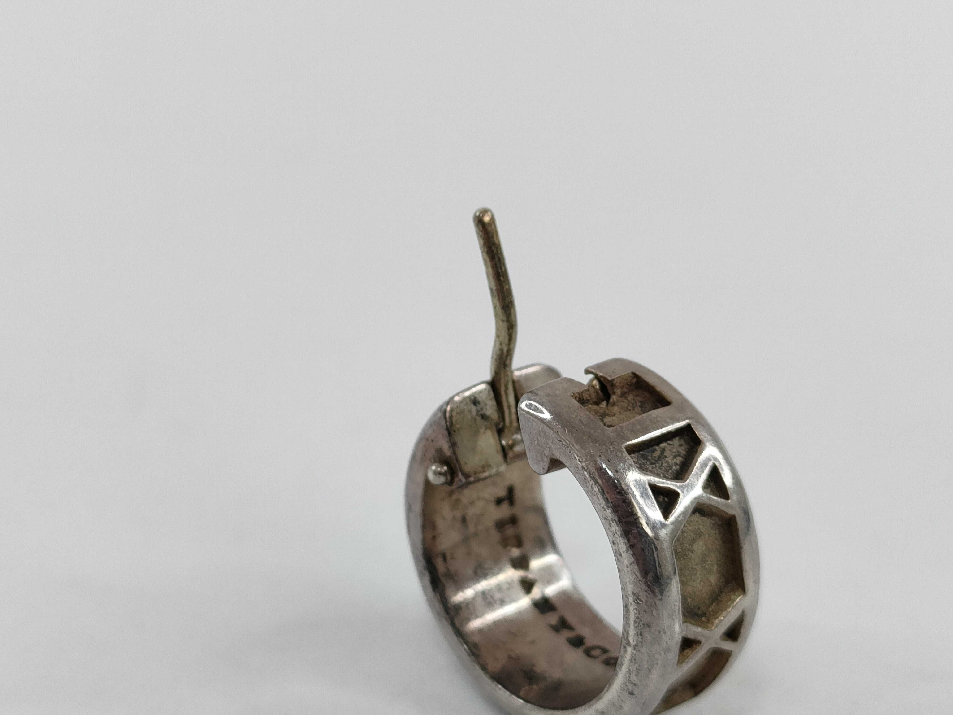 【水曜終了】(10221_0453)Tiffany&Co. アトラス アトラス SV925 4.2g ピアス