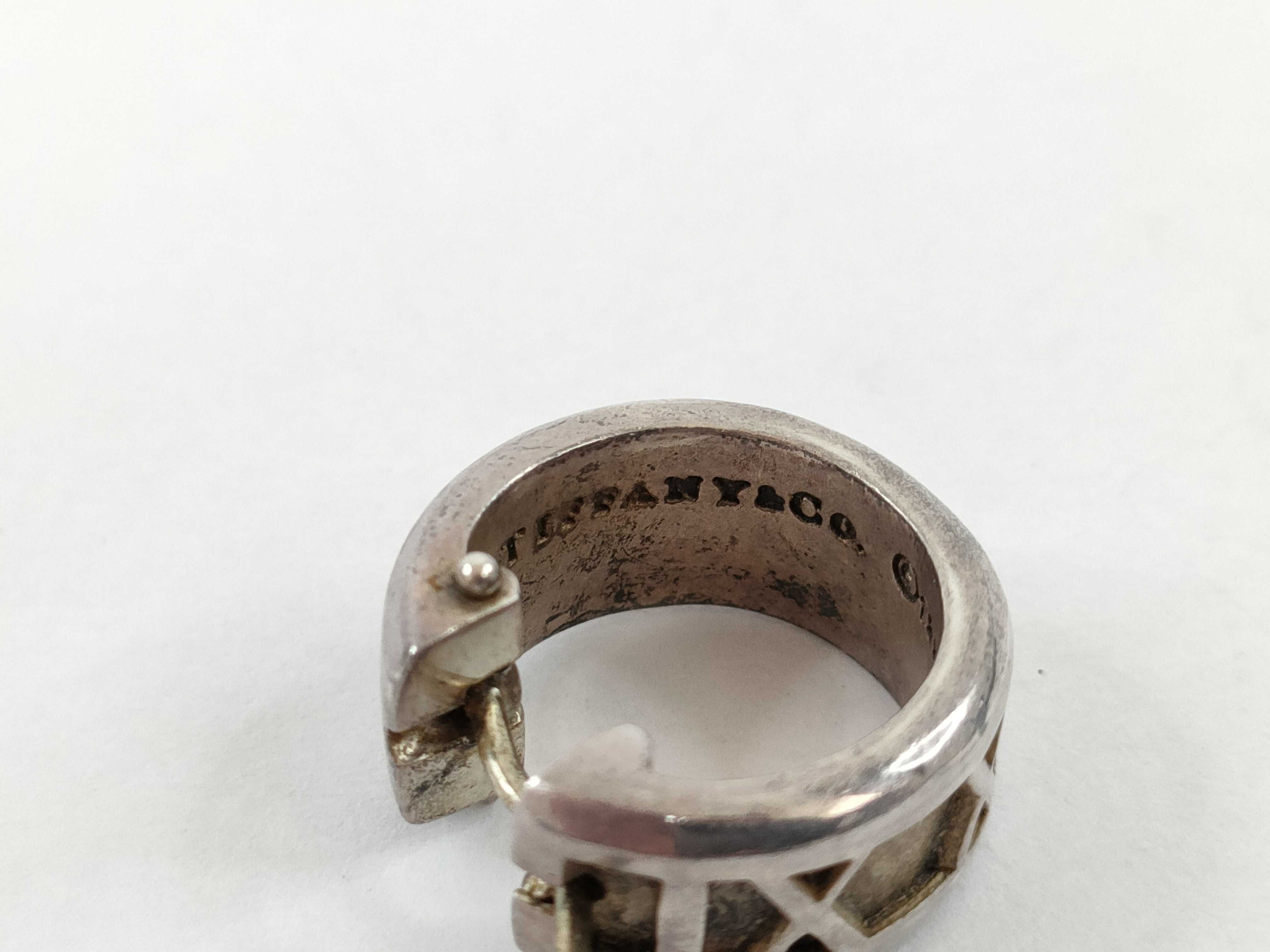 【水曜終了】(10221_0453)Tiffany&Co. アトラス アトラス SV925 4.2g ピアス