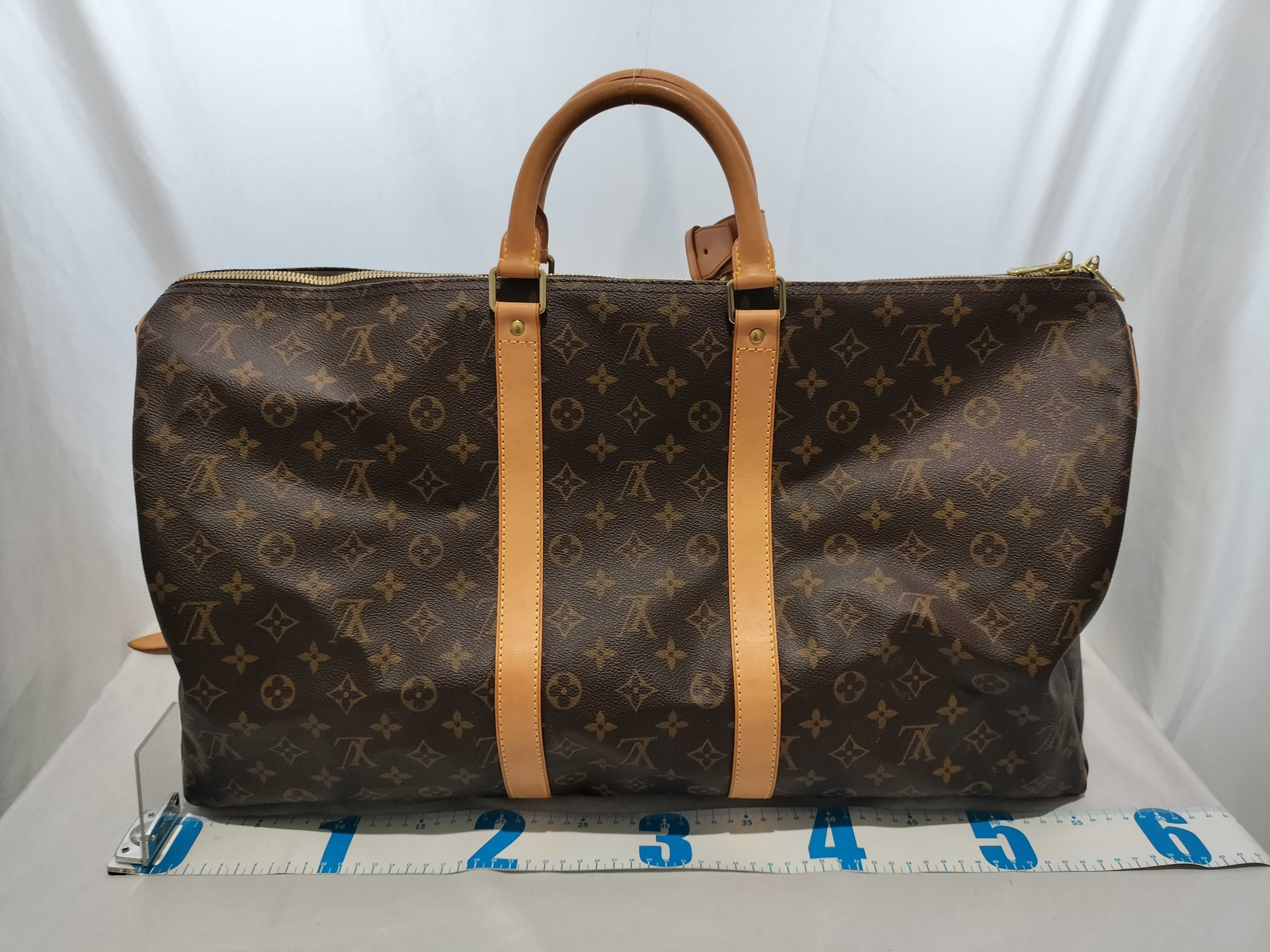 【水曜終了】(10218_0063)LOUIS VUITTON モノグラム M41416 キーポル・バンドリエール55 ボストンバッグ