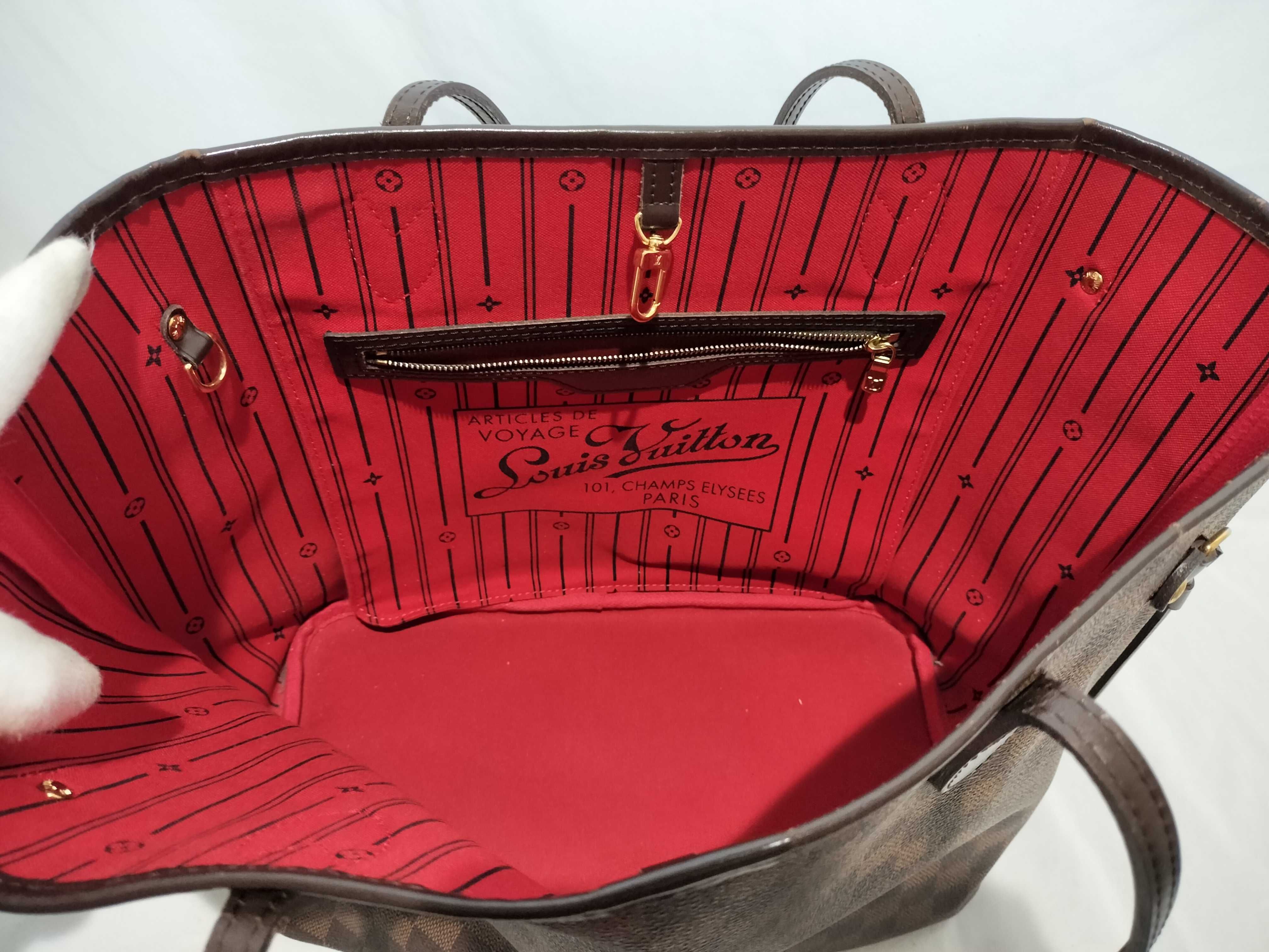 【水曜終了】(10229_0092)LOUIS VUITTON ダミエ N41359 ネヴァーフルPM トートバッグ
