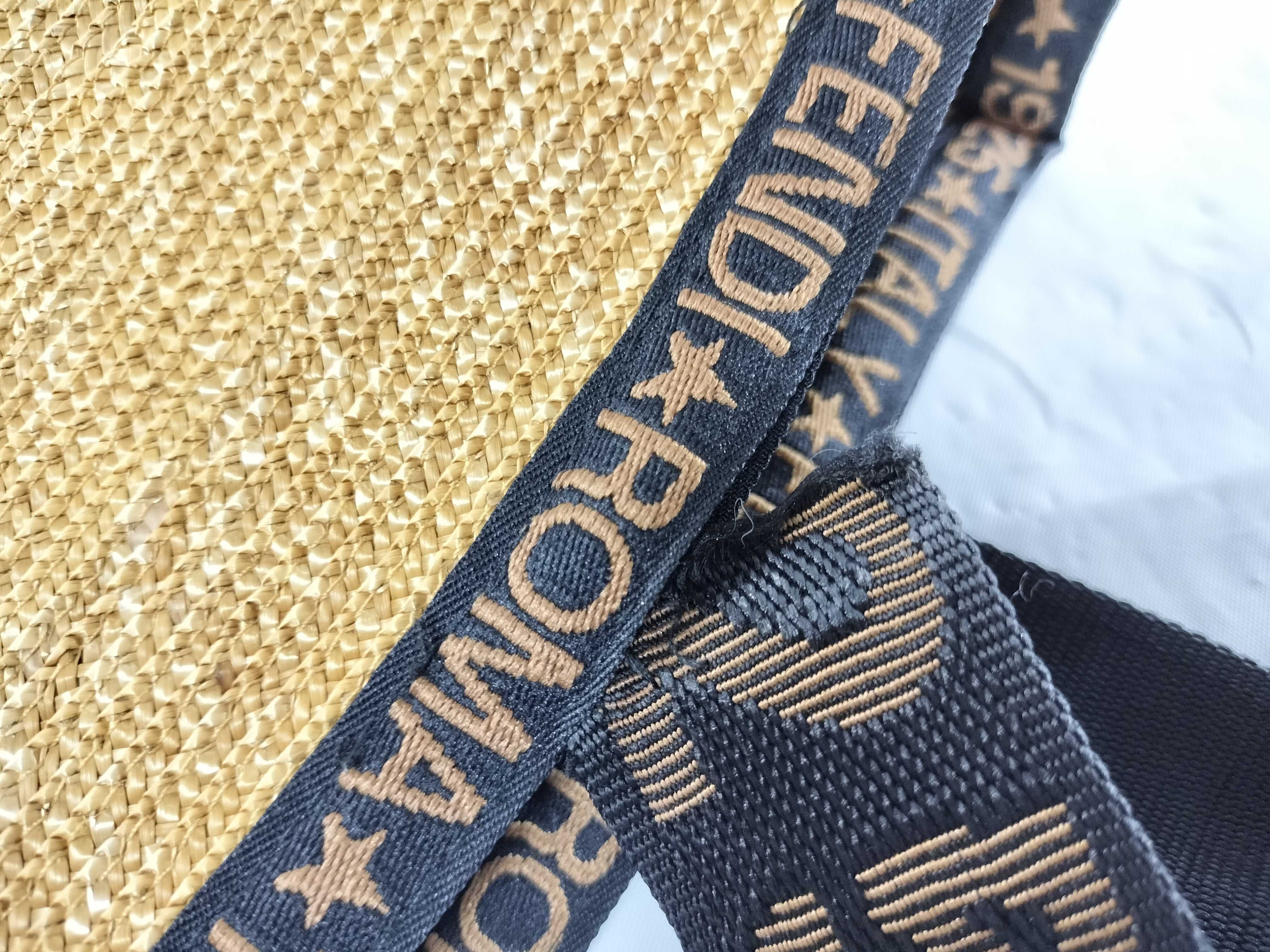 【水曜終了】(10230_0320)FENDI ストロー ロゴ トート トートバッグ