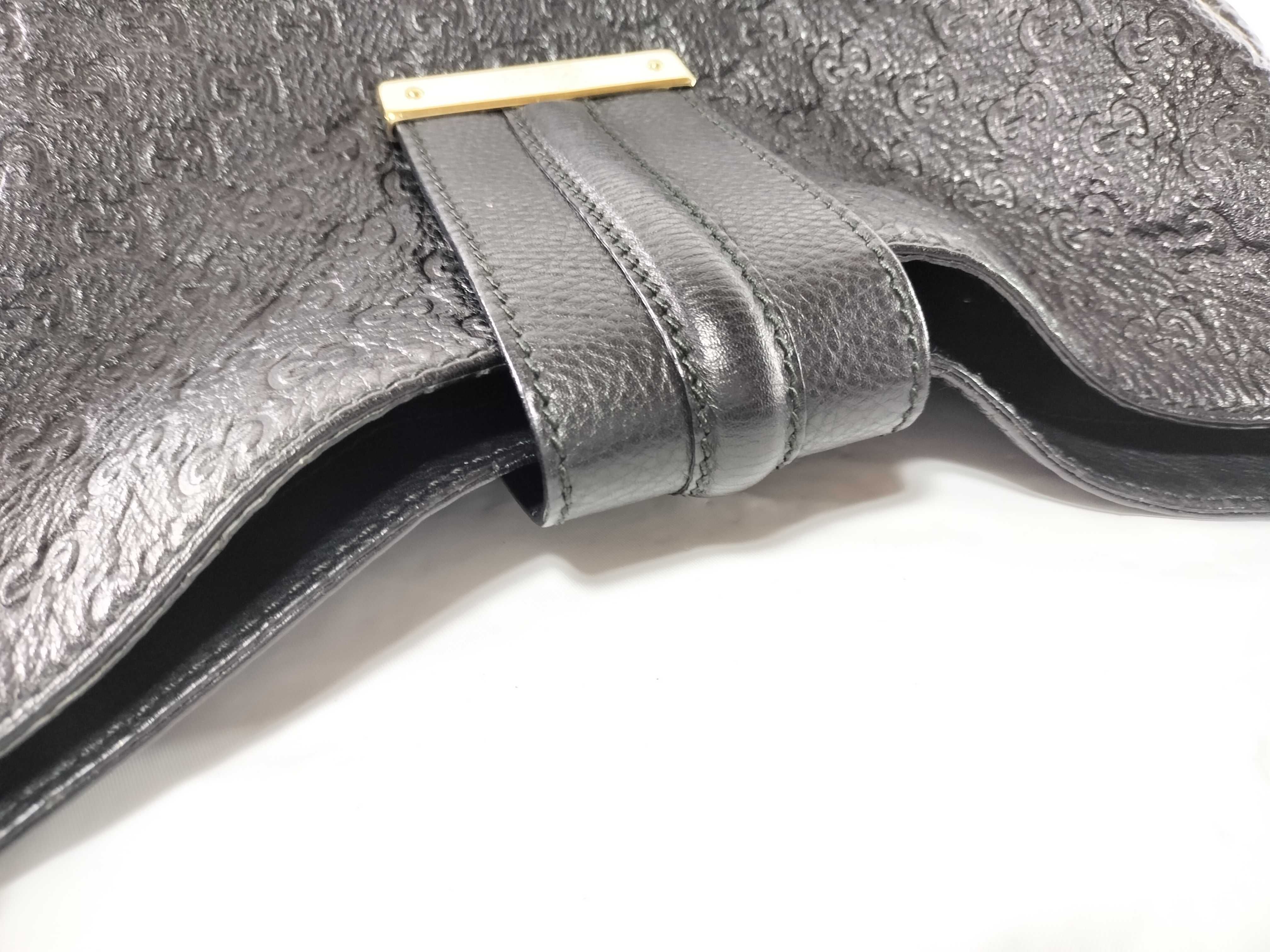 【水曜終了】(10219_0038)GUCCI グッチシマ ＠233604 黒 セミショルダー ショルダーバッグ