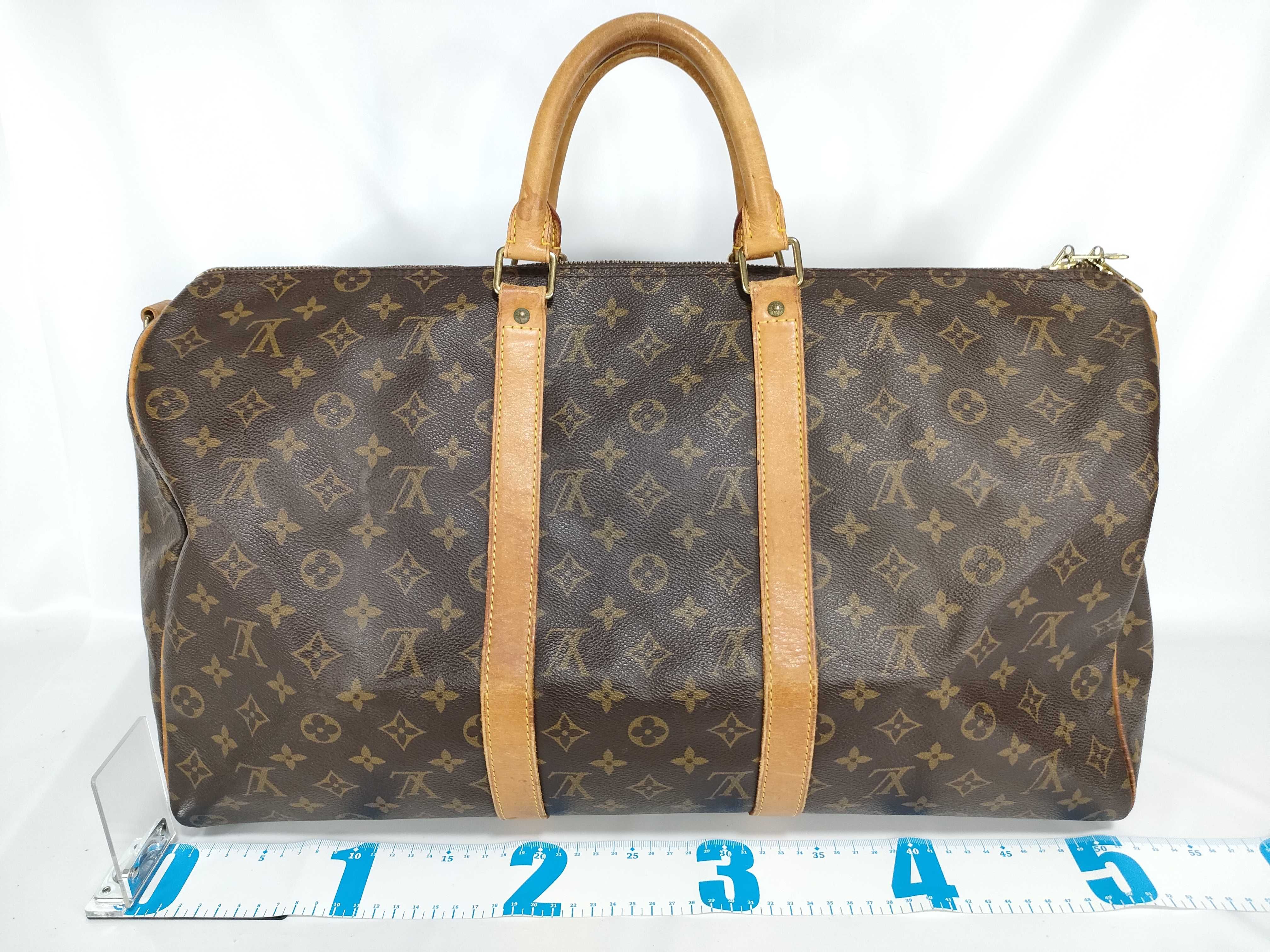 【水曜終了】(10229_0101)LOUIS VUITTON モノグラム M41416 キーポル・バンドリエール50ショルダー無し ボストンバッグ