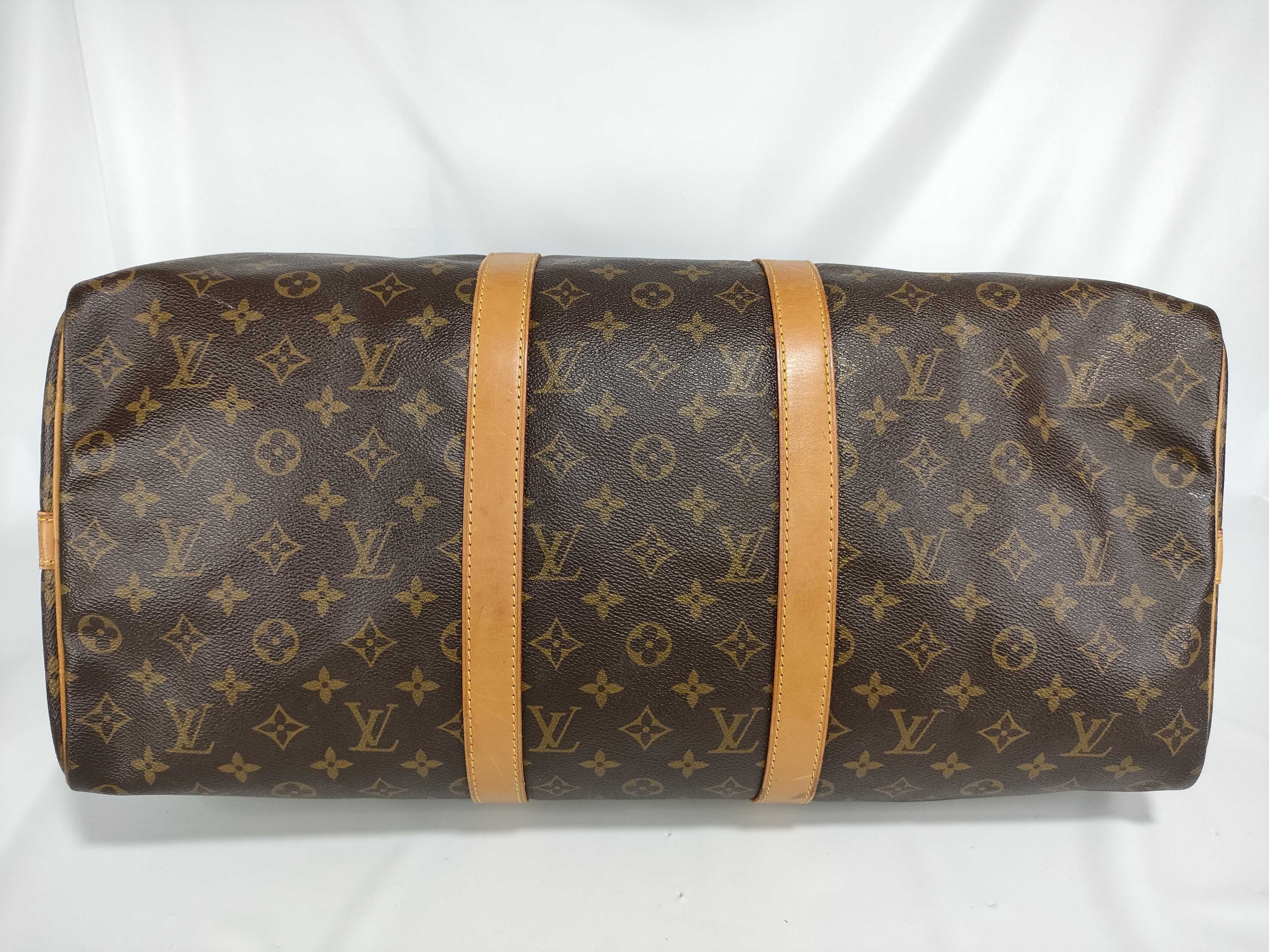 【水曜終了】(10229_0101)LOUIS VUITTON モノグラム M41416 キーポル・バンドリエール50ショルダー無し ボストンバッグ