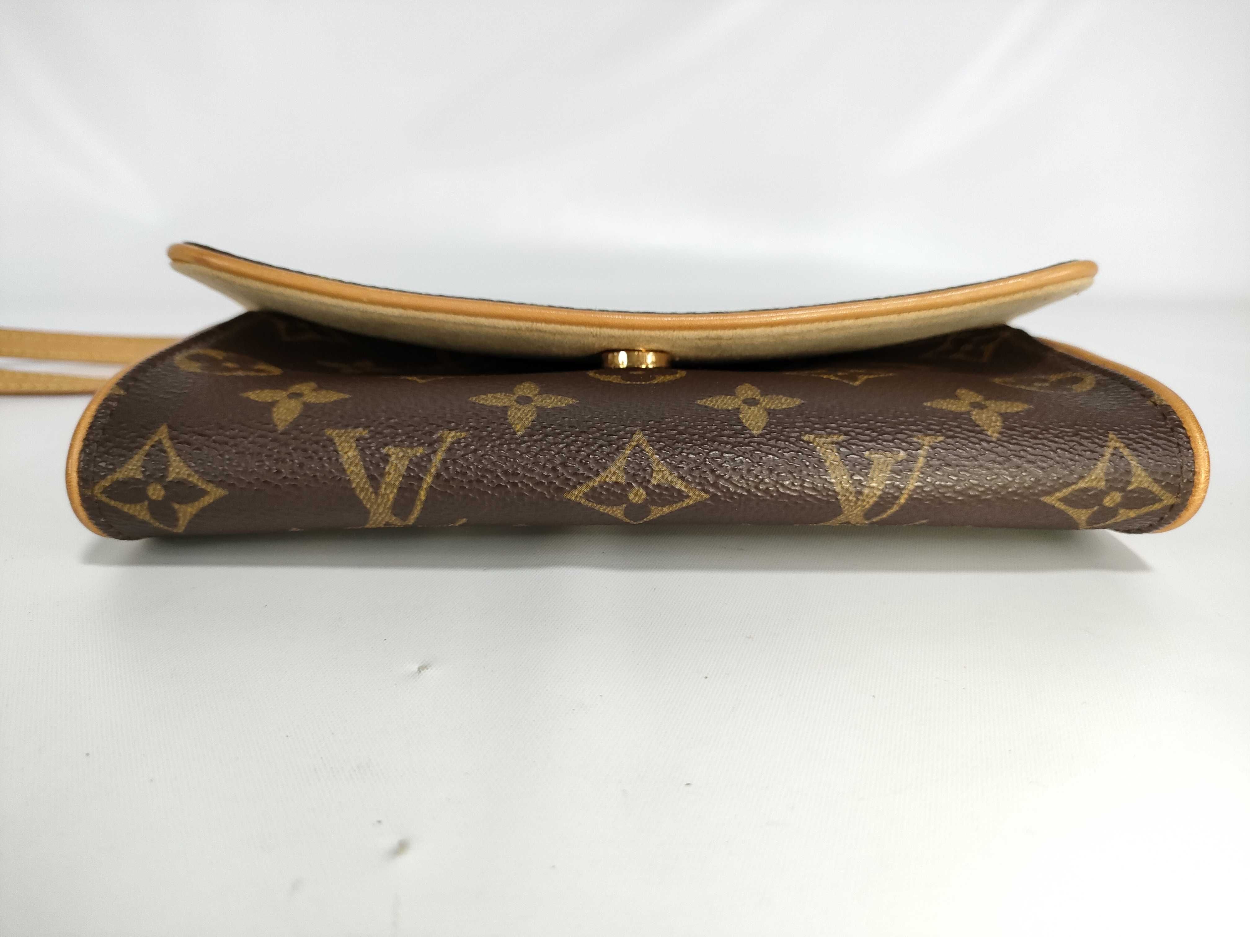 【水曜終了】(10218_0066)LOUIS VUITTON モノグラム M51854 ポシェットツインPM ショルダーバッグ