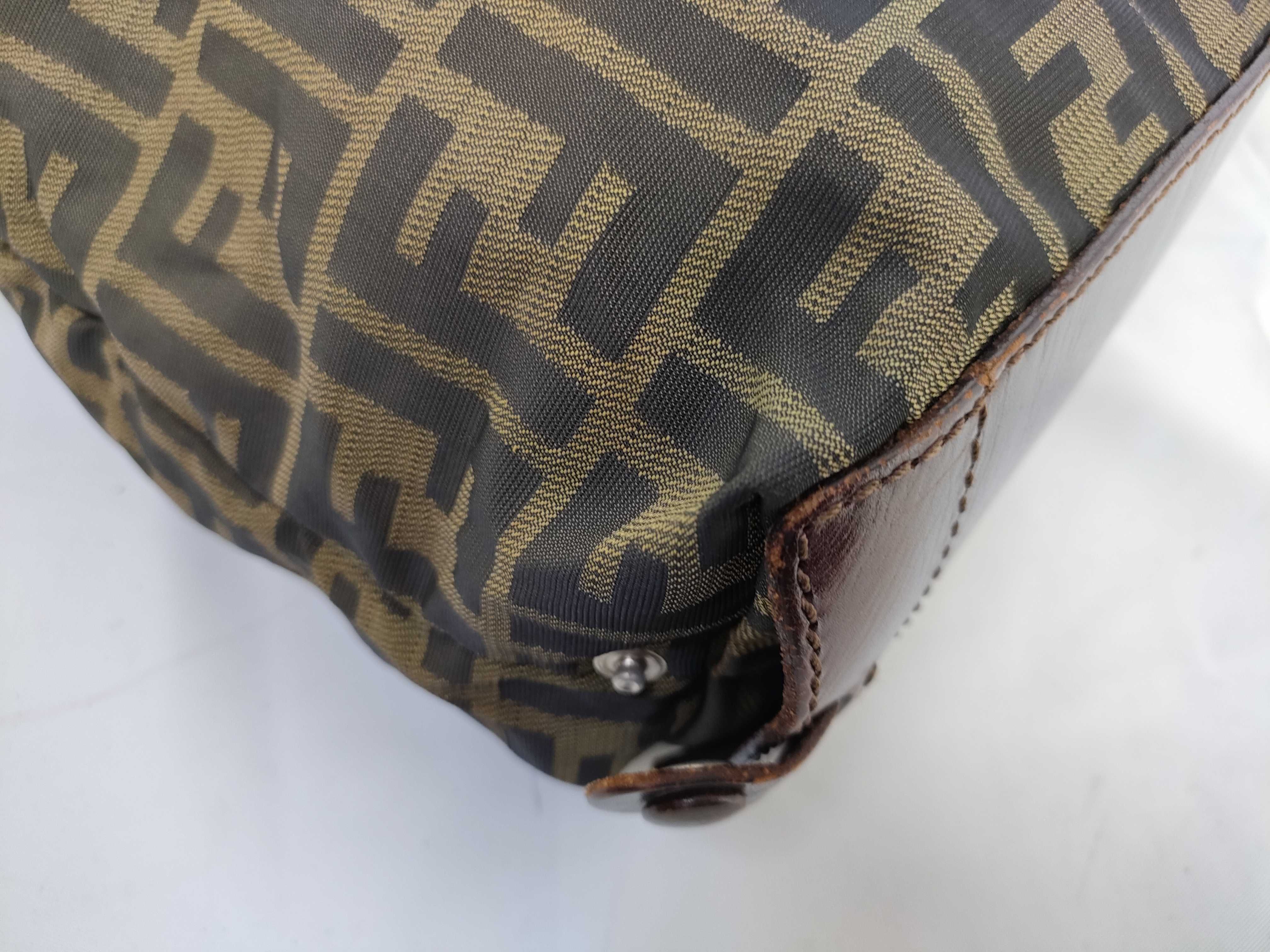 【水曜終了】(10230_0325)FENDI ズッカ柄 トート トートバッグ