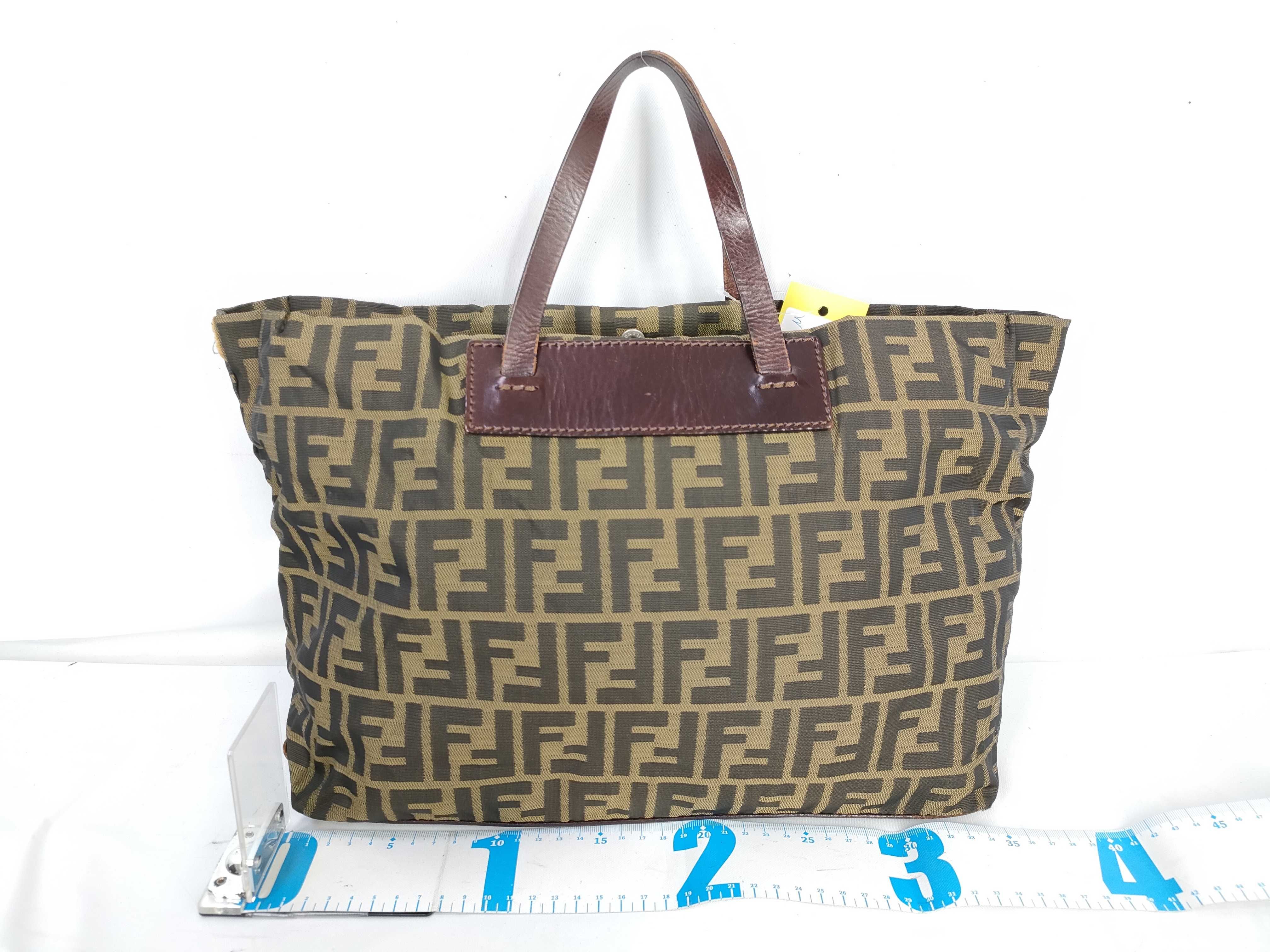 【水曜終了】(10230_0325)FENDI ズッカ柄 トート トートバッグ