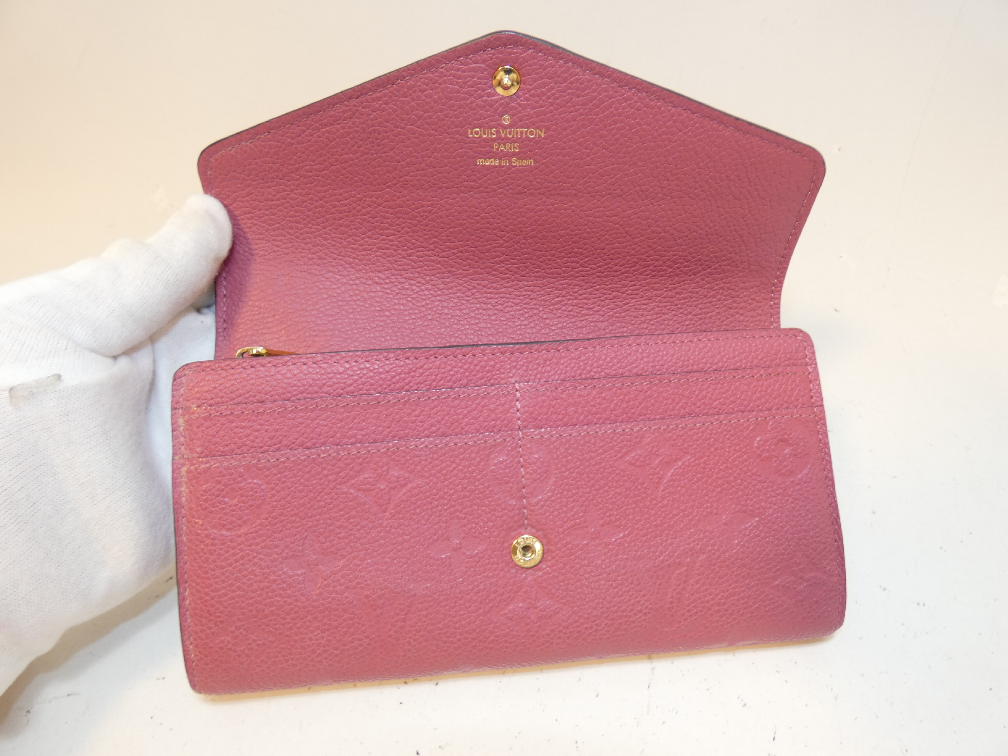 【水曜終了】(10708_0129)LOUIS VUITTON アンプラント サラ 長財布