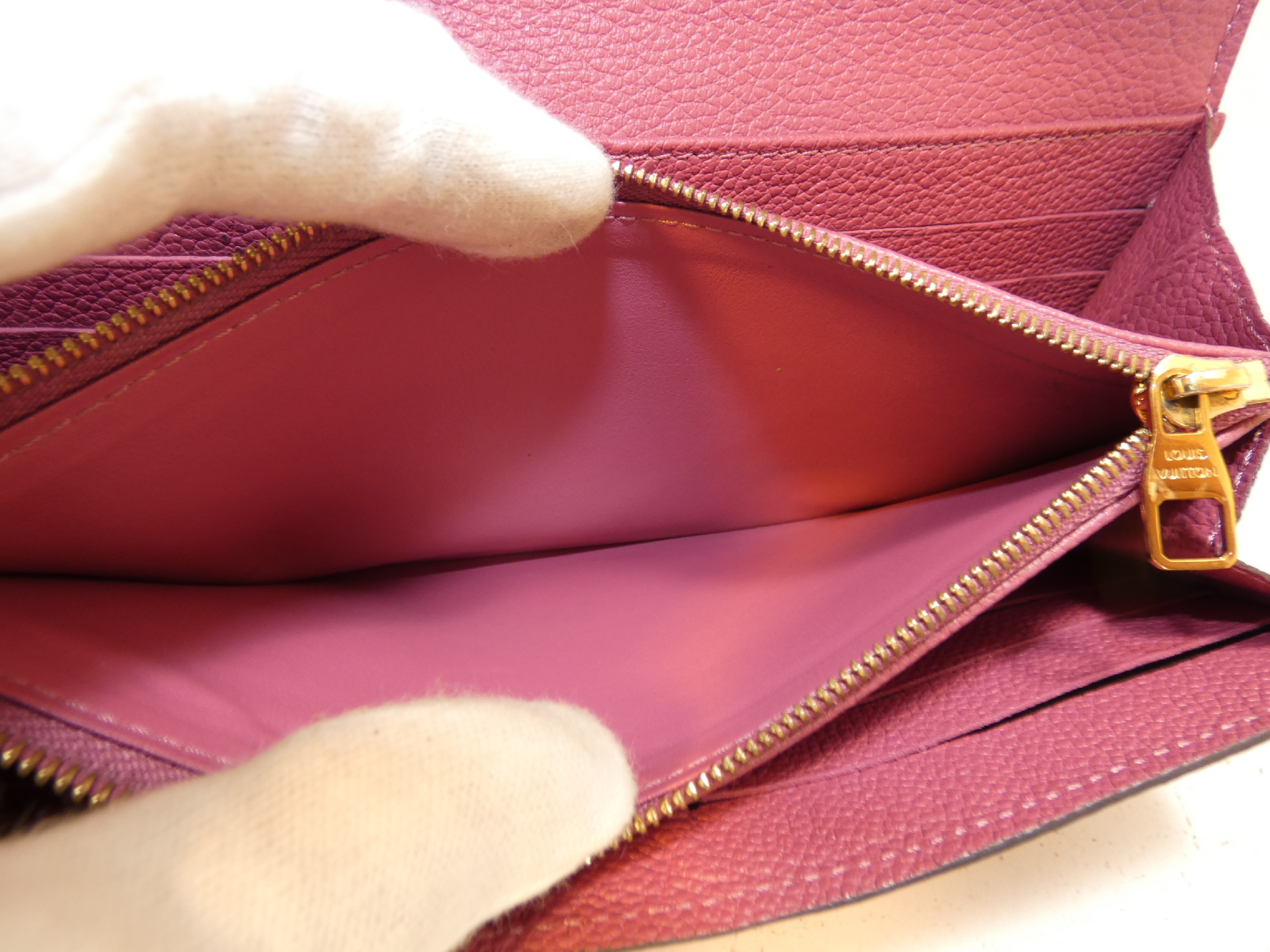 【水曜終了】(10708_0129)LOUIS VUITTON アンプラント サラ 長財布