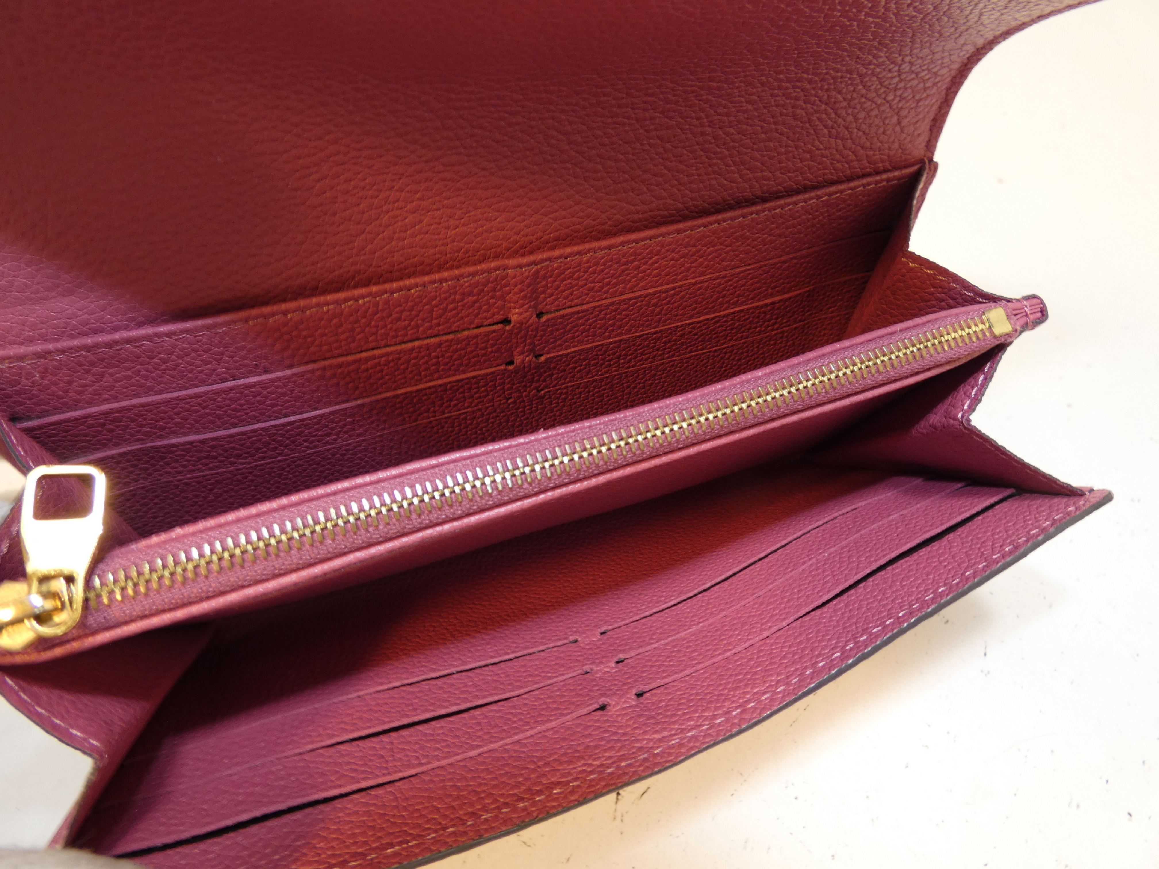 【水曜終了】(10708_0129)LOUIS VUITTON アンプラント サラ 長財布