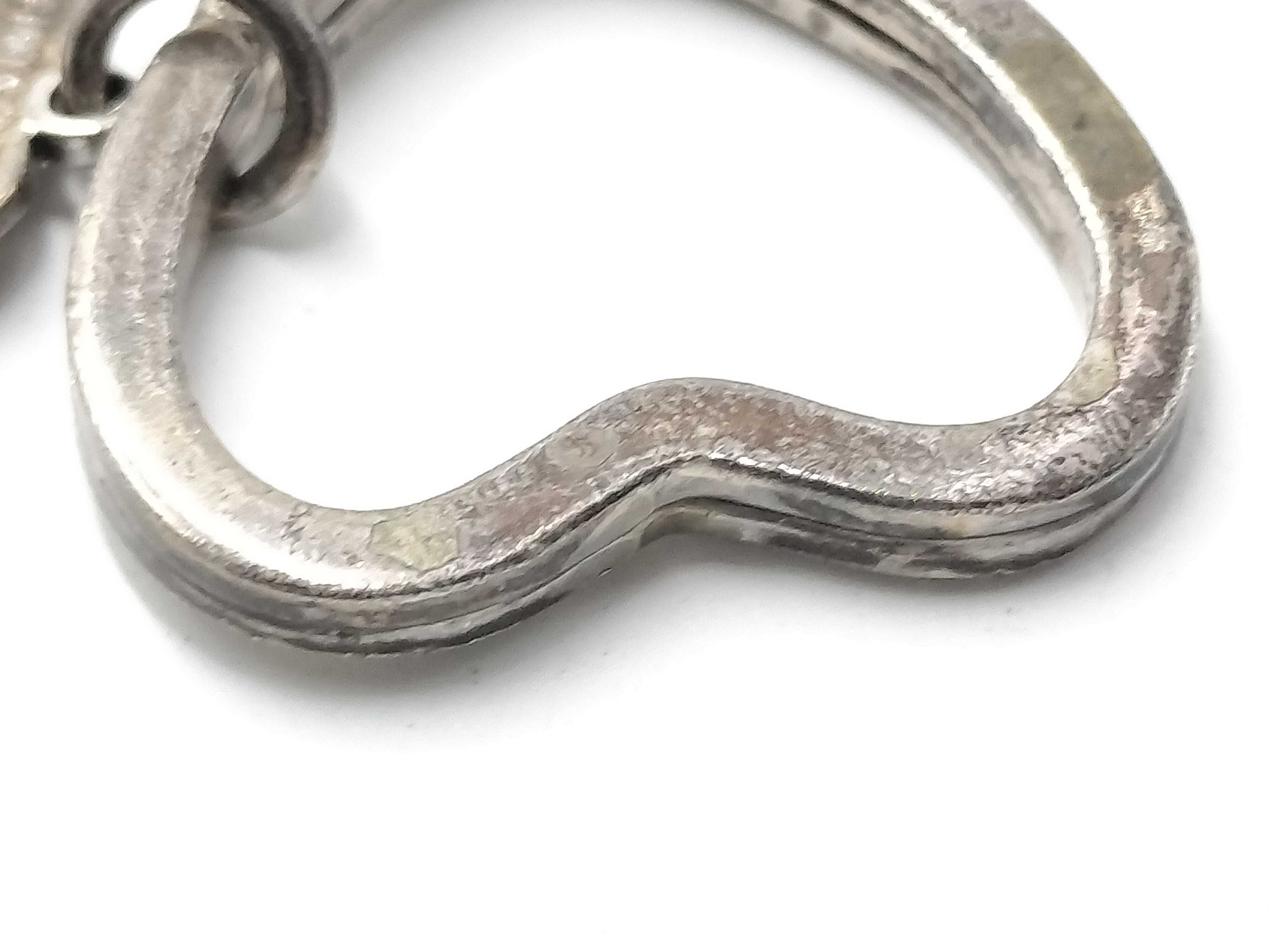 【水曜終了】(10221_0322)Tiffany&Co. 925 キーリング ハート キーケース・キーホルダー