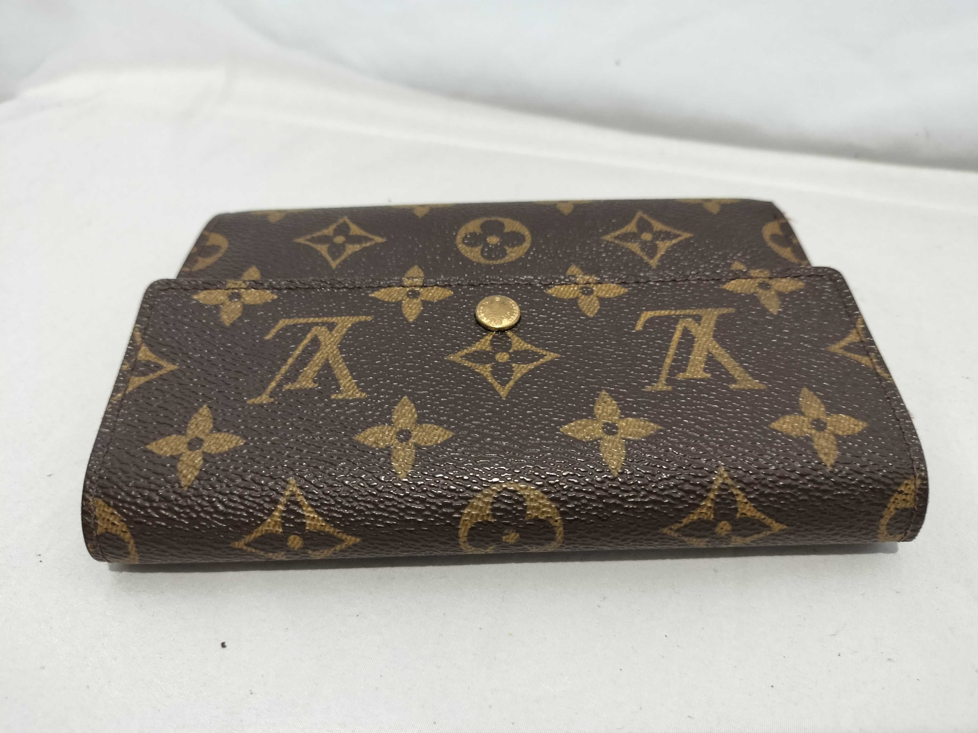 【水曜終了】(10229_0020)LOUIS VUITTON モノグラム ポルト トレゾール エテュイ パピエ 財布