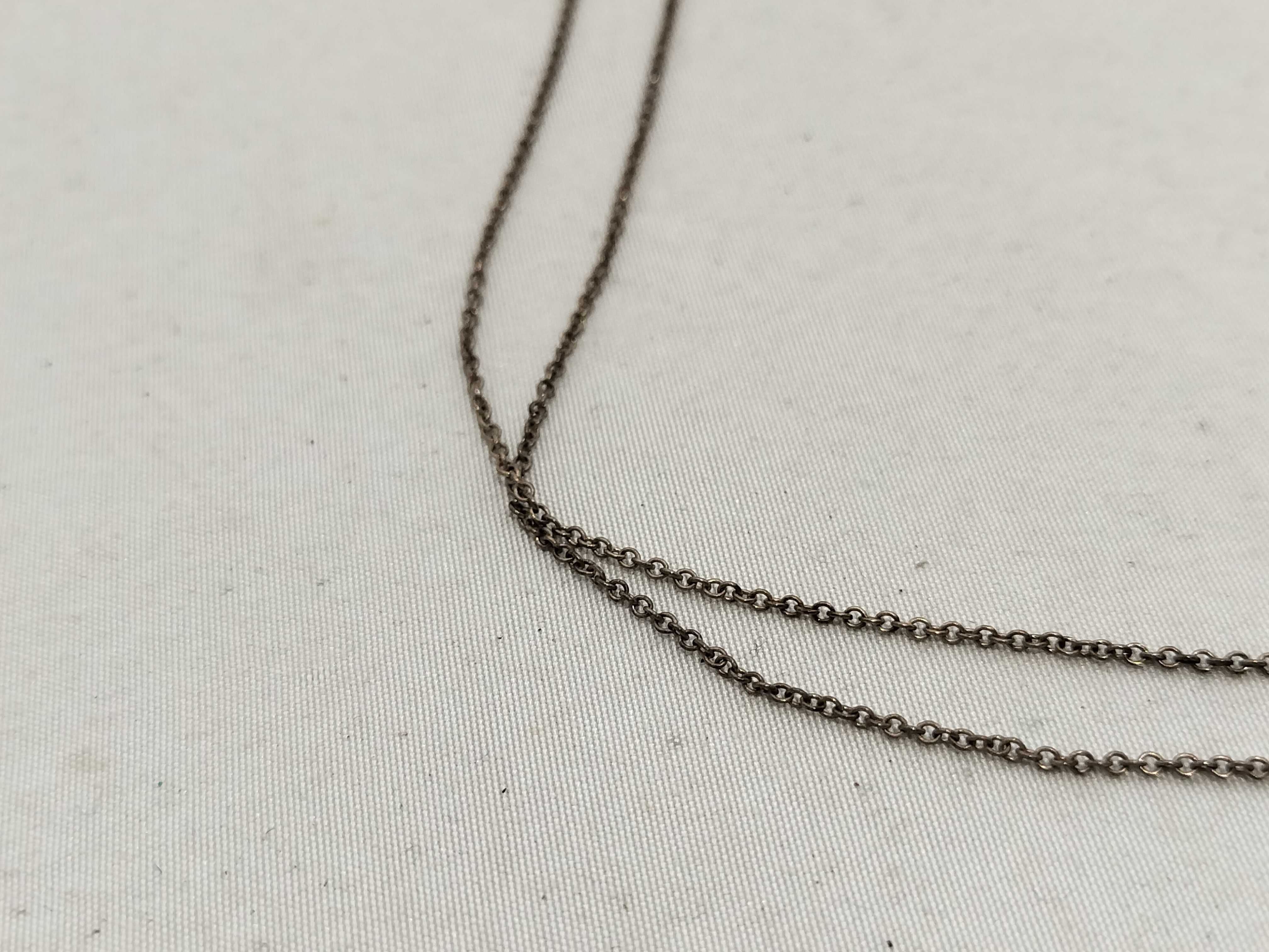 【水曜終了】(10221_0489)Tiffany&Co. ハートビーンズ peretti SV925 3.1g ネックレス
