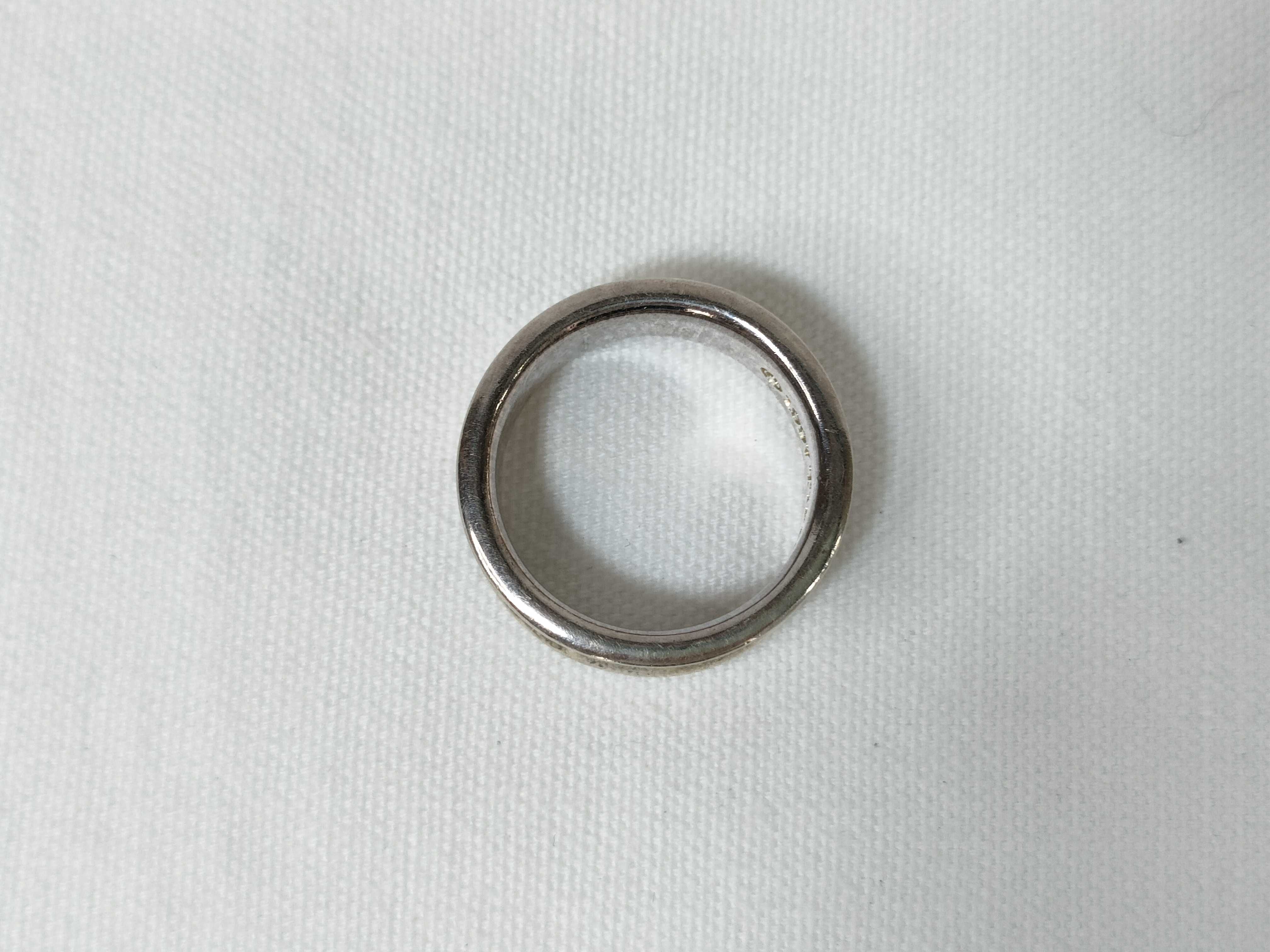 【水曜終了】(10221_0378)Tiffany&Co. 1837 ナローリング 925 SV925 7.0g リング