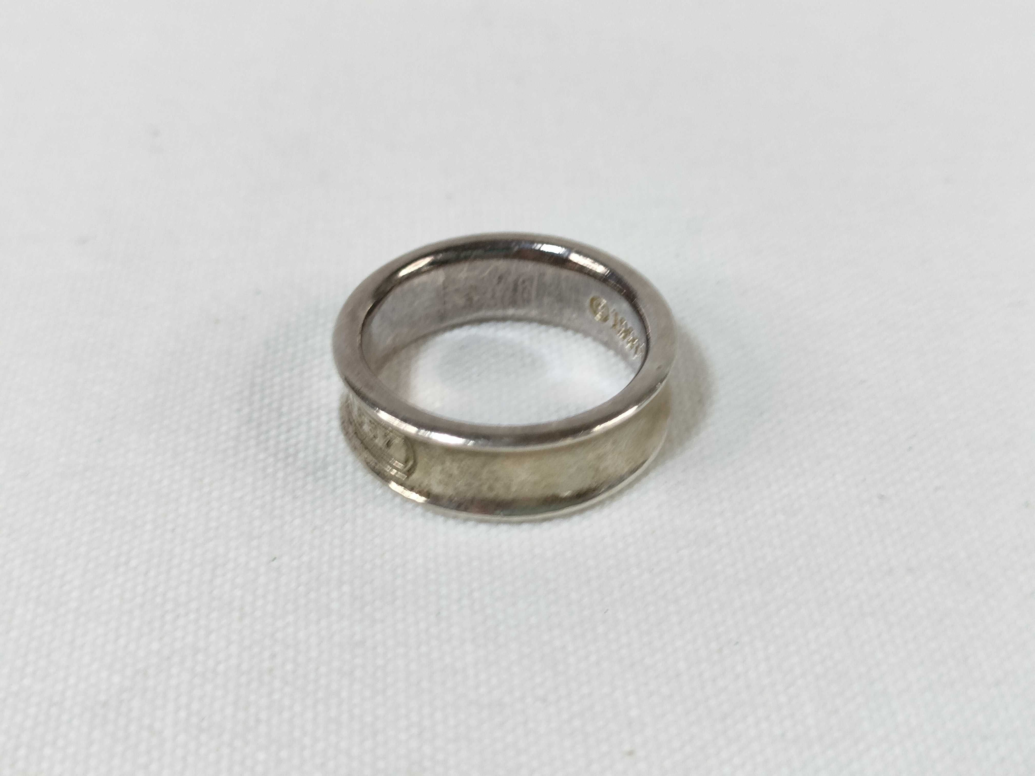 【水曜終了】(10221_0378)Tiffany&Co. 1837 ナローリング 925 SV925 7.0g リング
