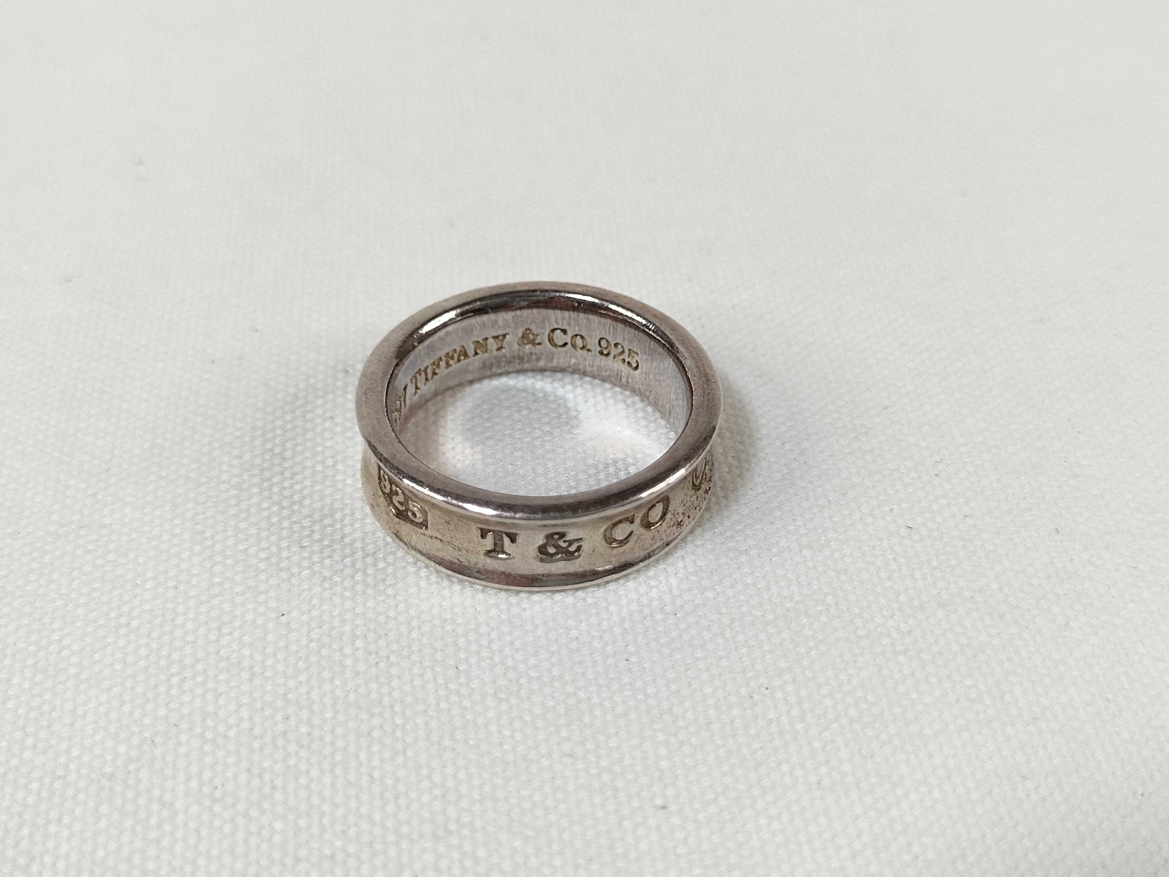 【水曜終了】(10221_0378)Tiffany&Co. 1837 ナローリング 925 SV925 7.0g リング