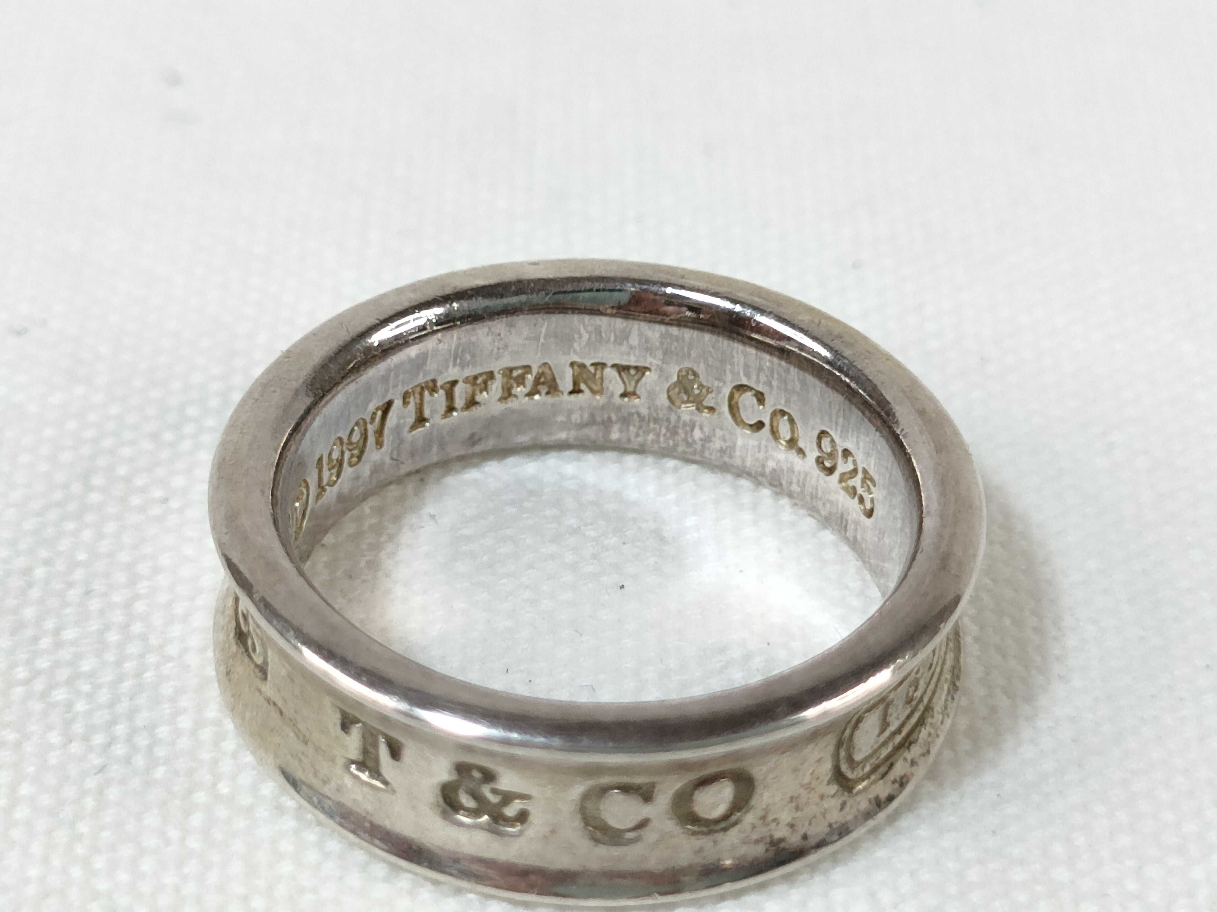 【水曜終了】(10221_0378)Tiffany&Co. 1837 ナローリング 925 SV925 7.0g リング