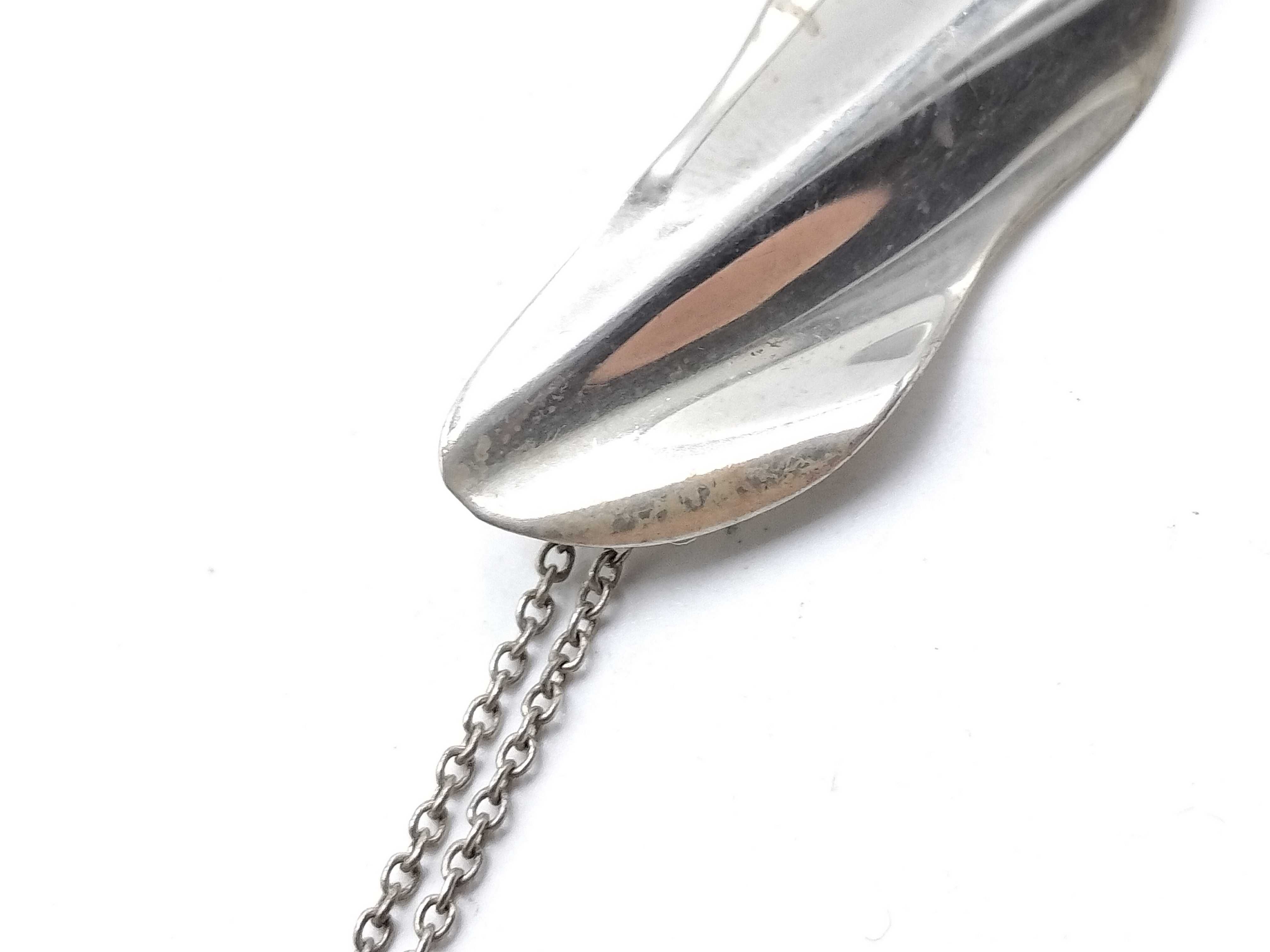 【水曜終了】(10221_0380)Tiffany&Co. 925 フェザー ネックレス ネックレス