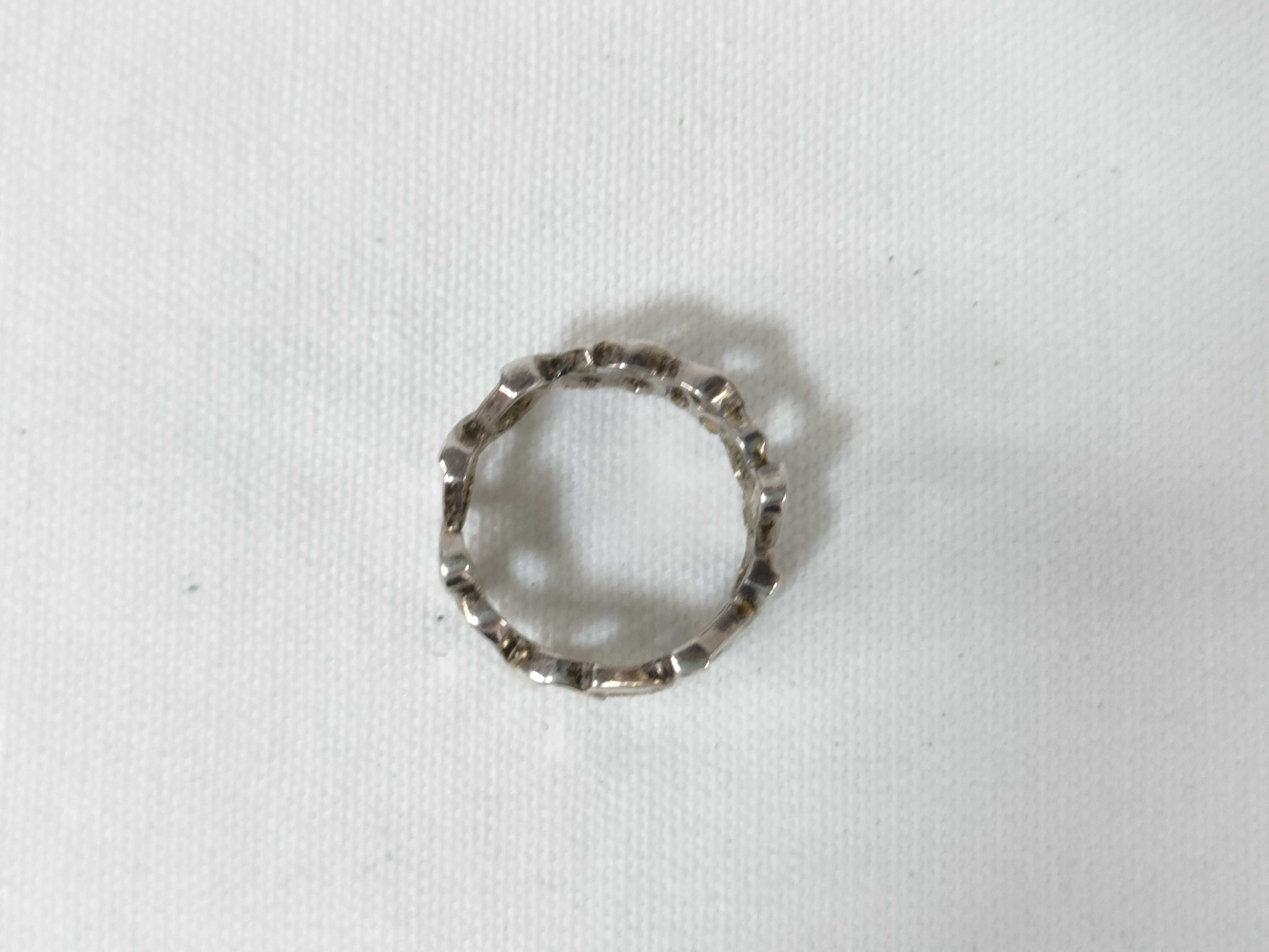 【水曜終了】(10221_0381)Tiffany&Co. ラブアンドキス XO リング SV925 3.9g リング