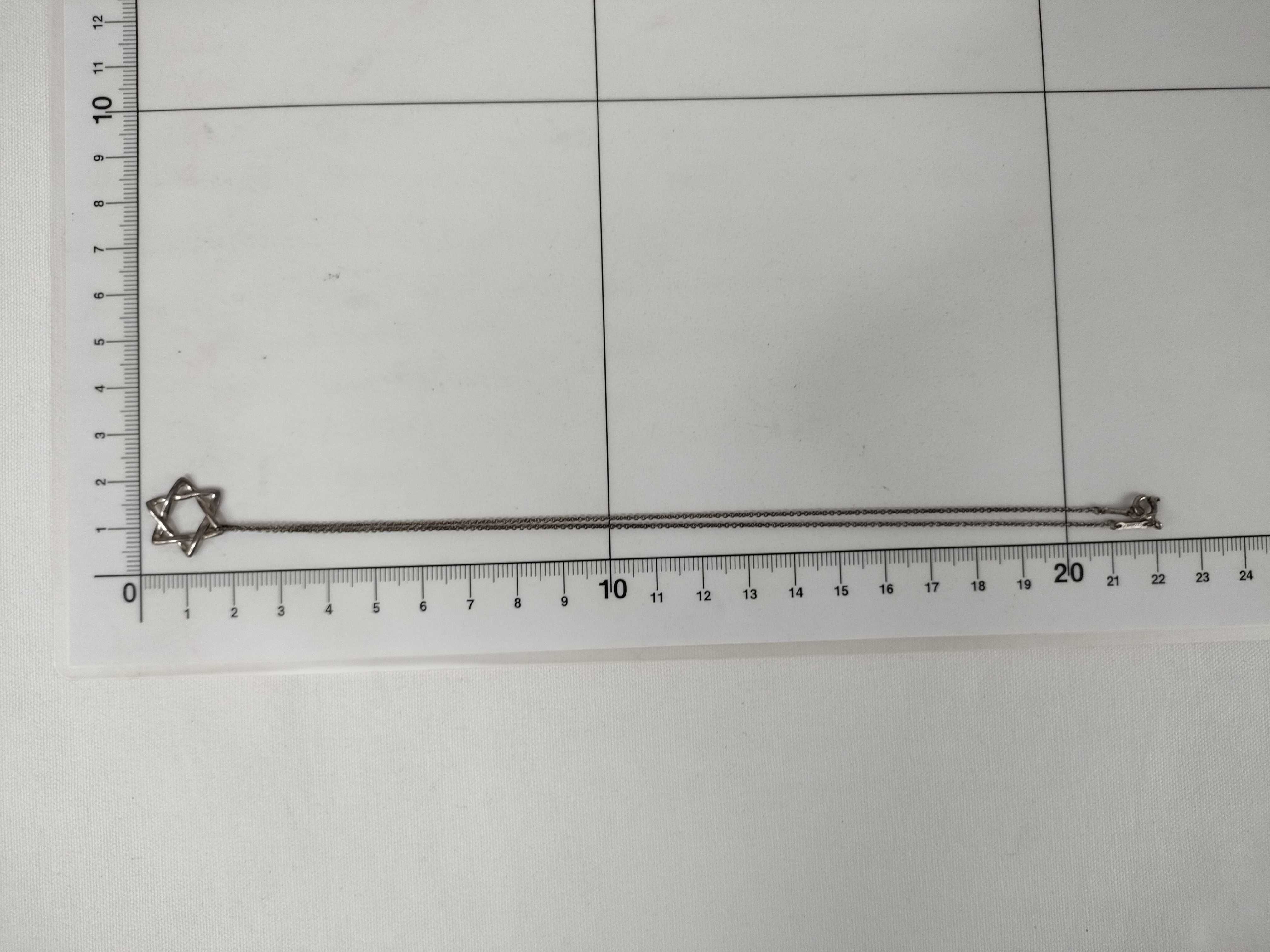 【水曜終了】(10221_0384)Tiffany&Co. スターオブダビデ SV925 2.6g ネックレス