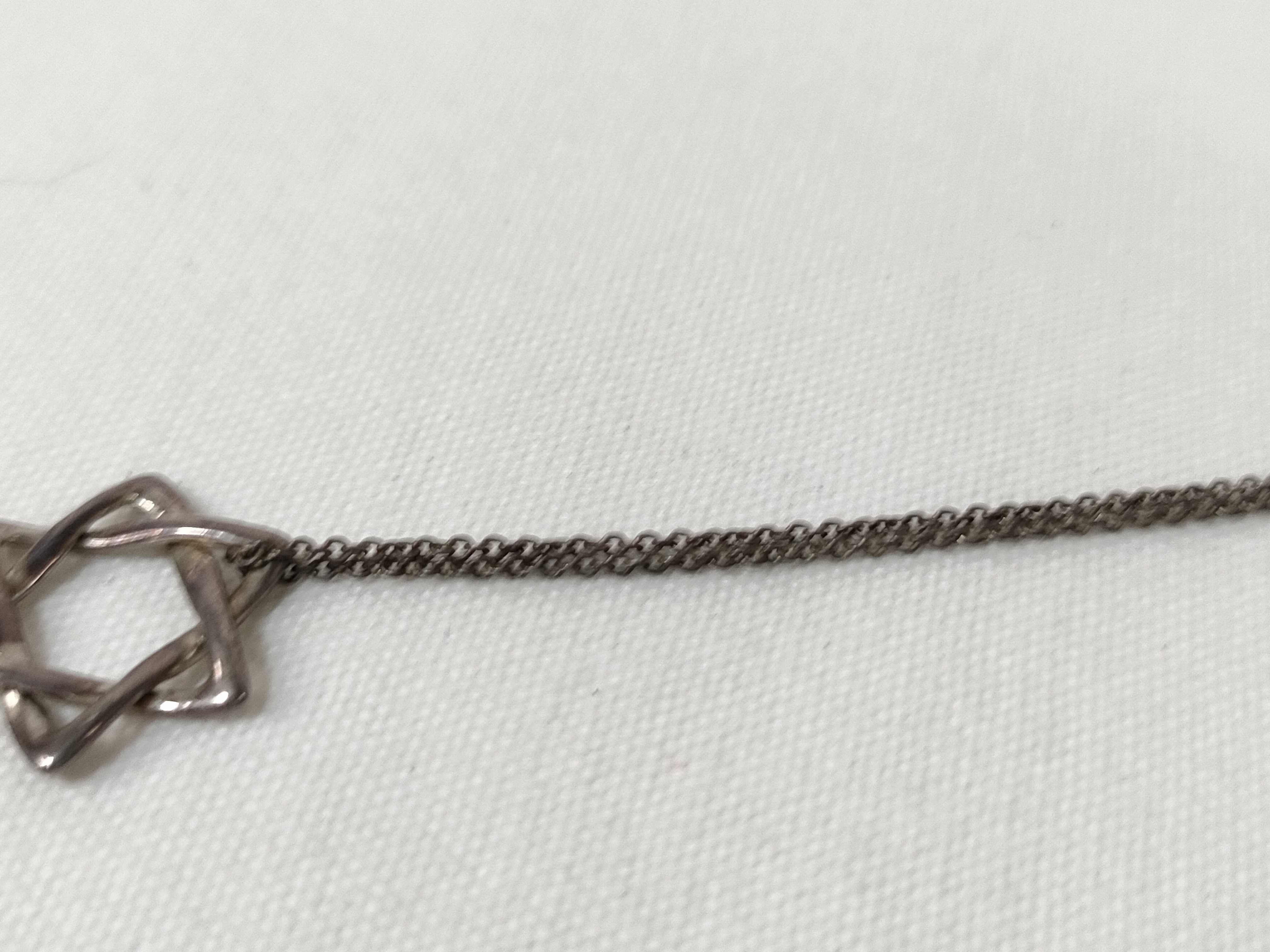 【水曜終了】(10221_0384)Tiffany&Co. スターオブダビデ SV925 2.6g ネックレス
