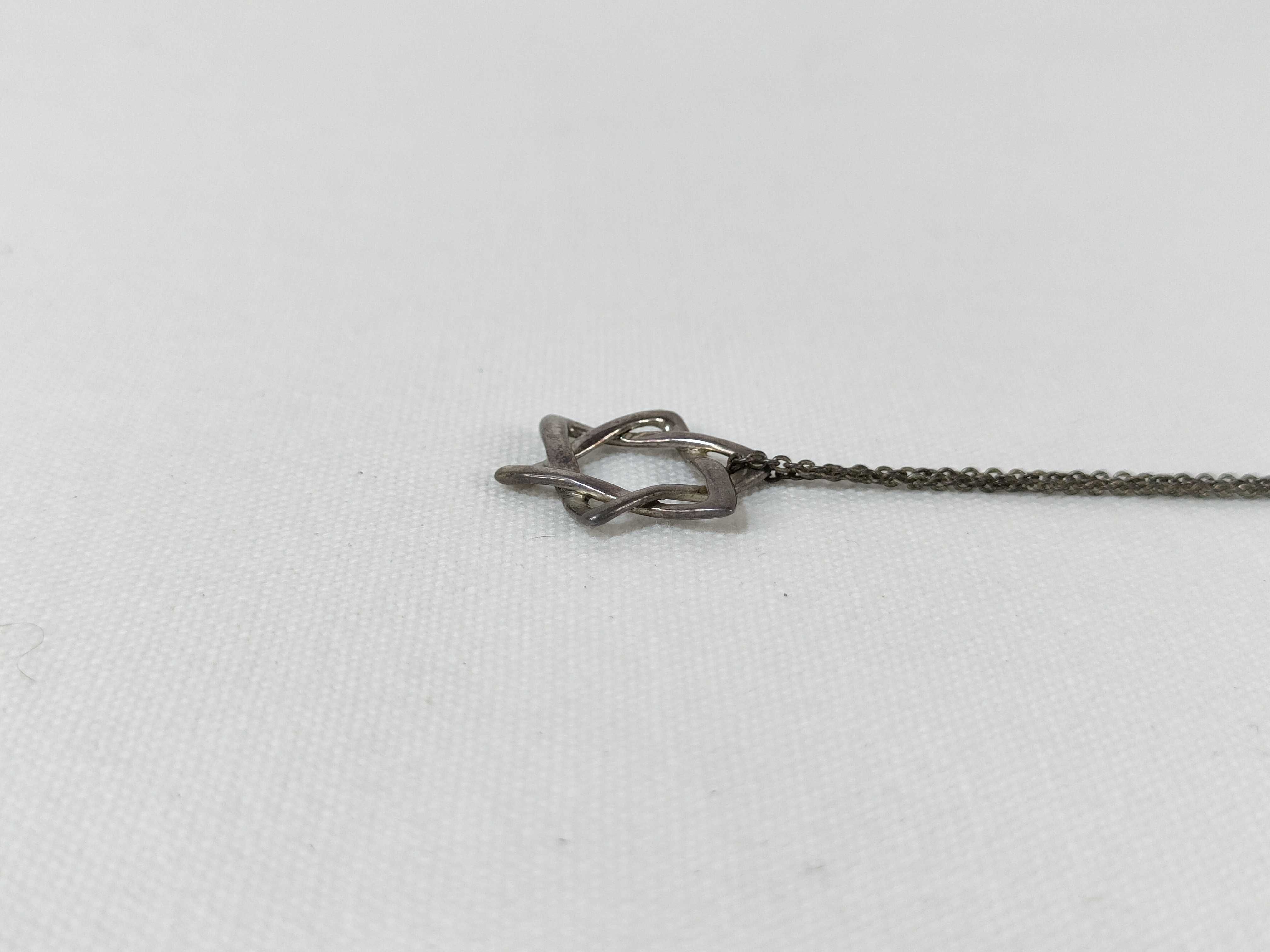【水曜終了】(10221_0384)Tiffany&Co. スターオブダビデ SV925 2.6g ネックレス
