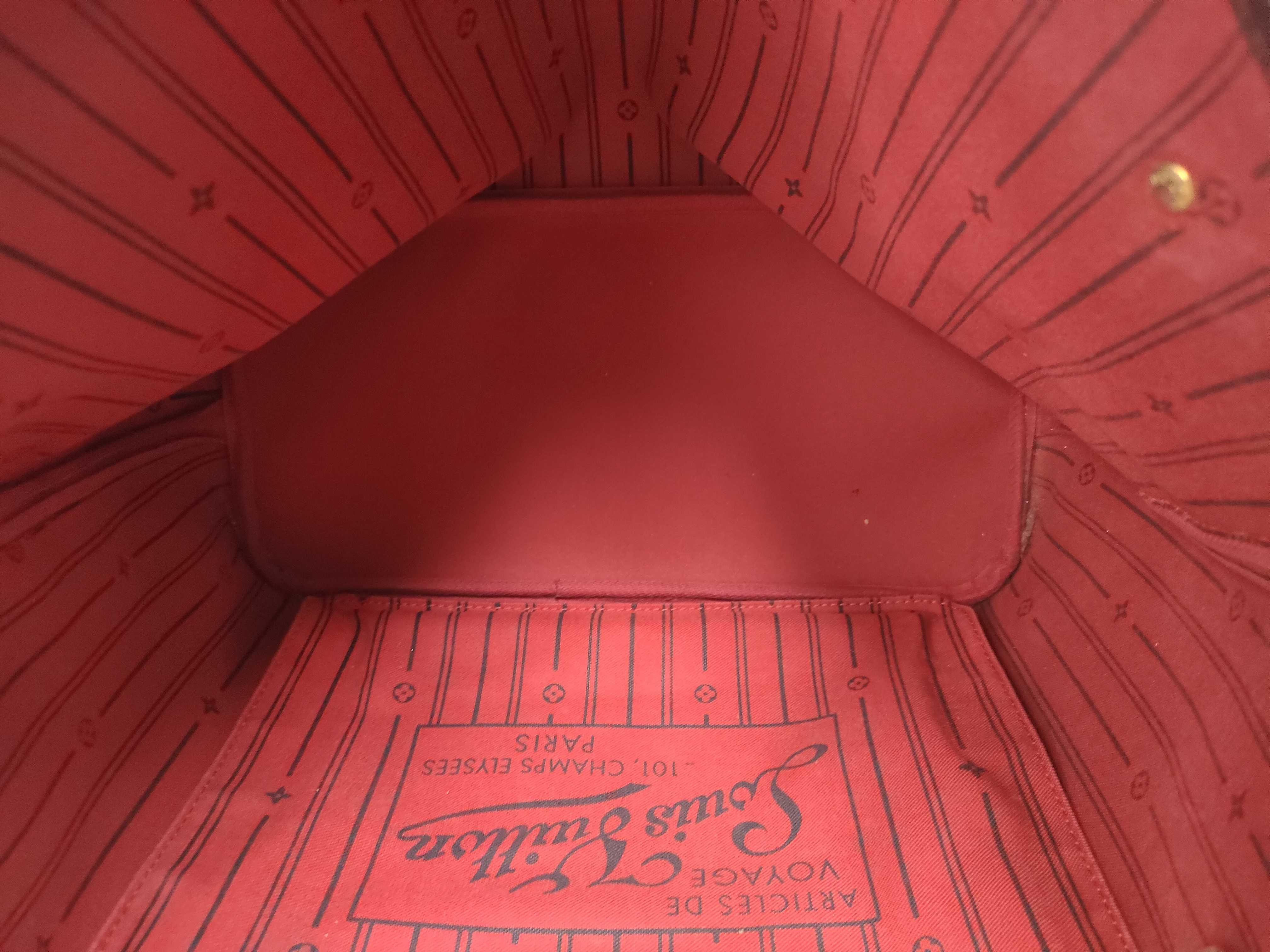 【水曜終了】(10229_0056)LOUIS VUITTON ダミエ N51105 ネヴァーフルMM トートバッグ