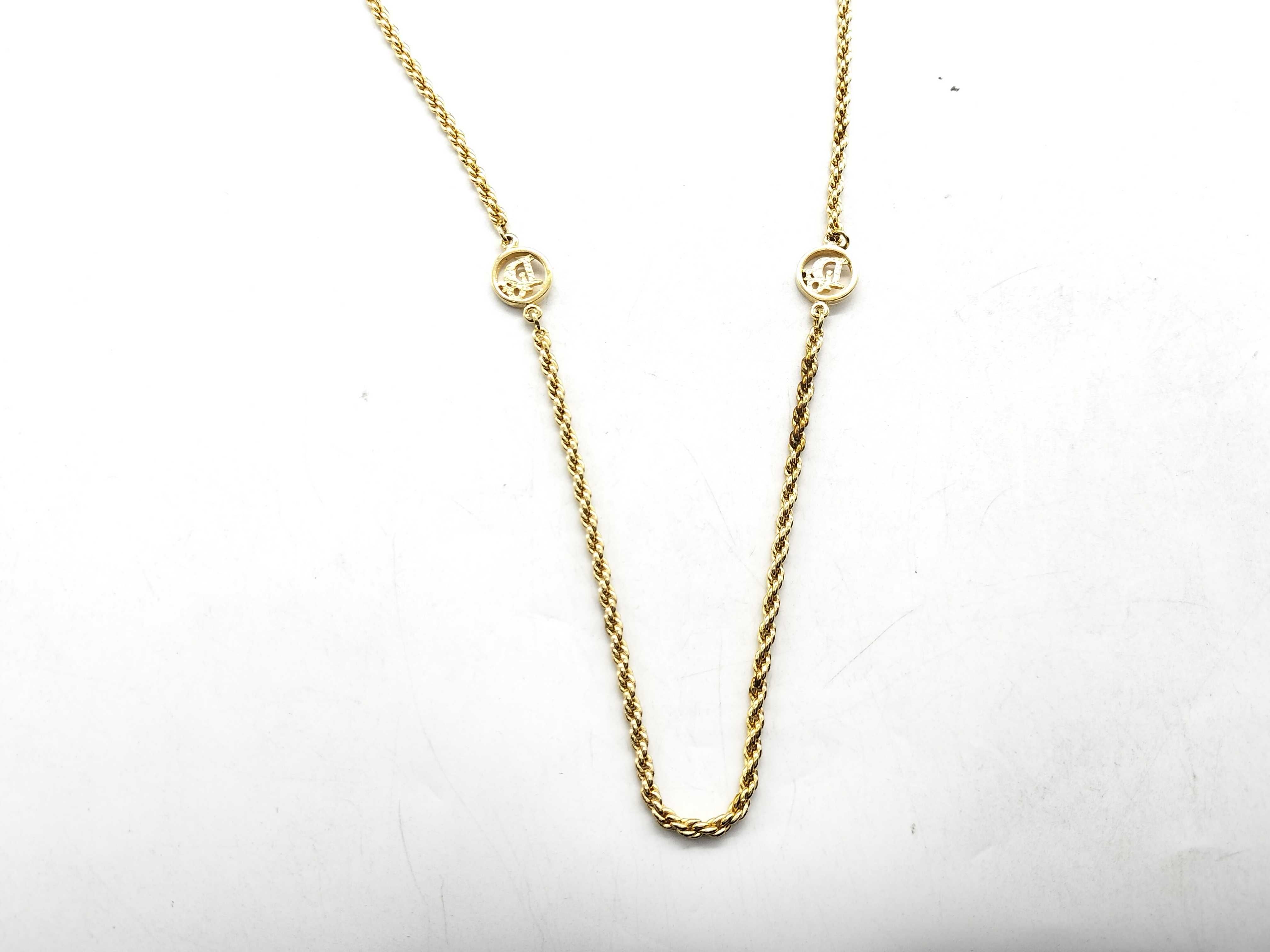 【水曜終了】(10221_0622)Dior ゴールド ネックレス ネックレス