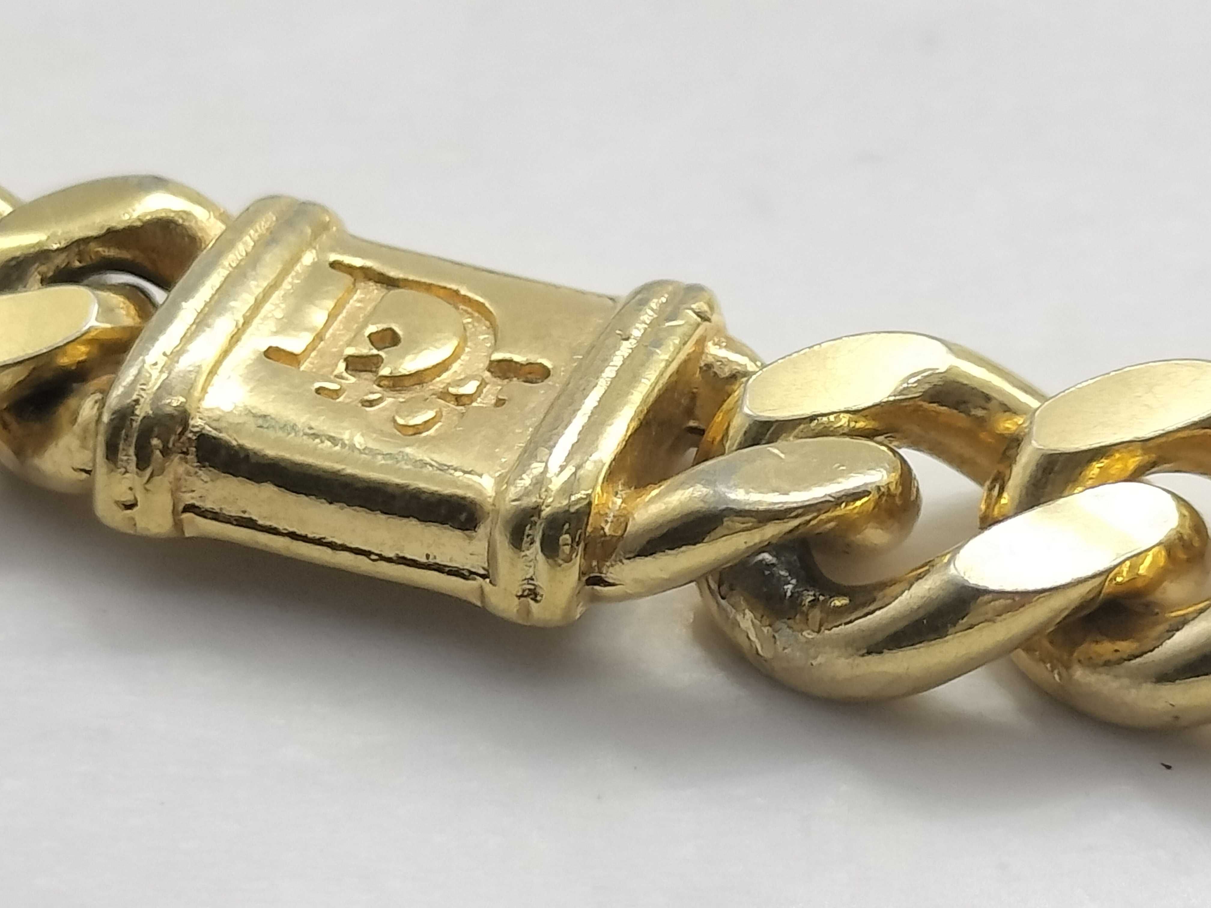 【水曜終了】(10221_0687)Dior ゴールド 喜平風 ブレスレット ブレスレット・バングル