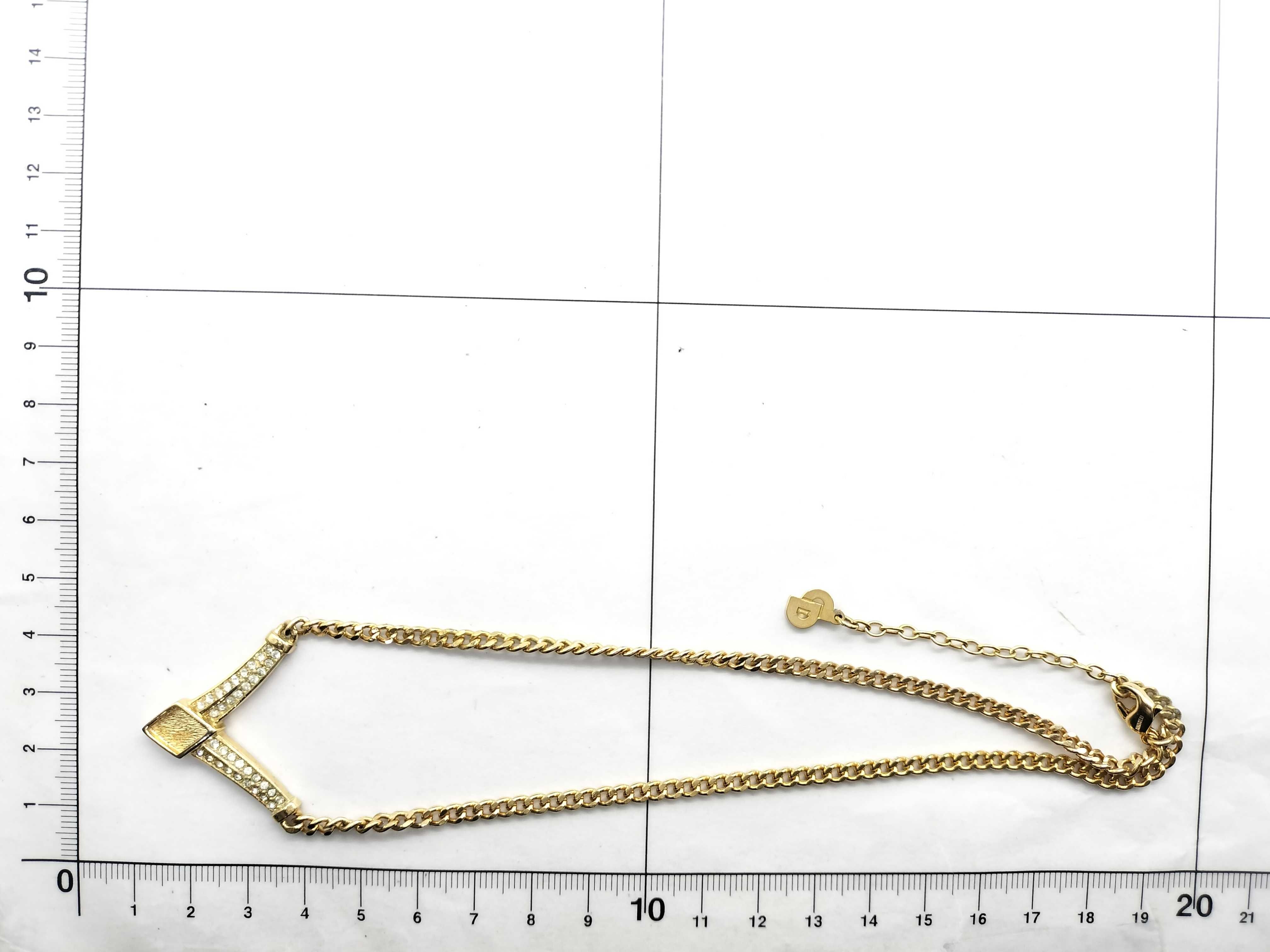 【水曜終了】(10221_0688)Dior ゴールド 喜平風 ネックレス ネックレス