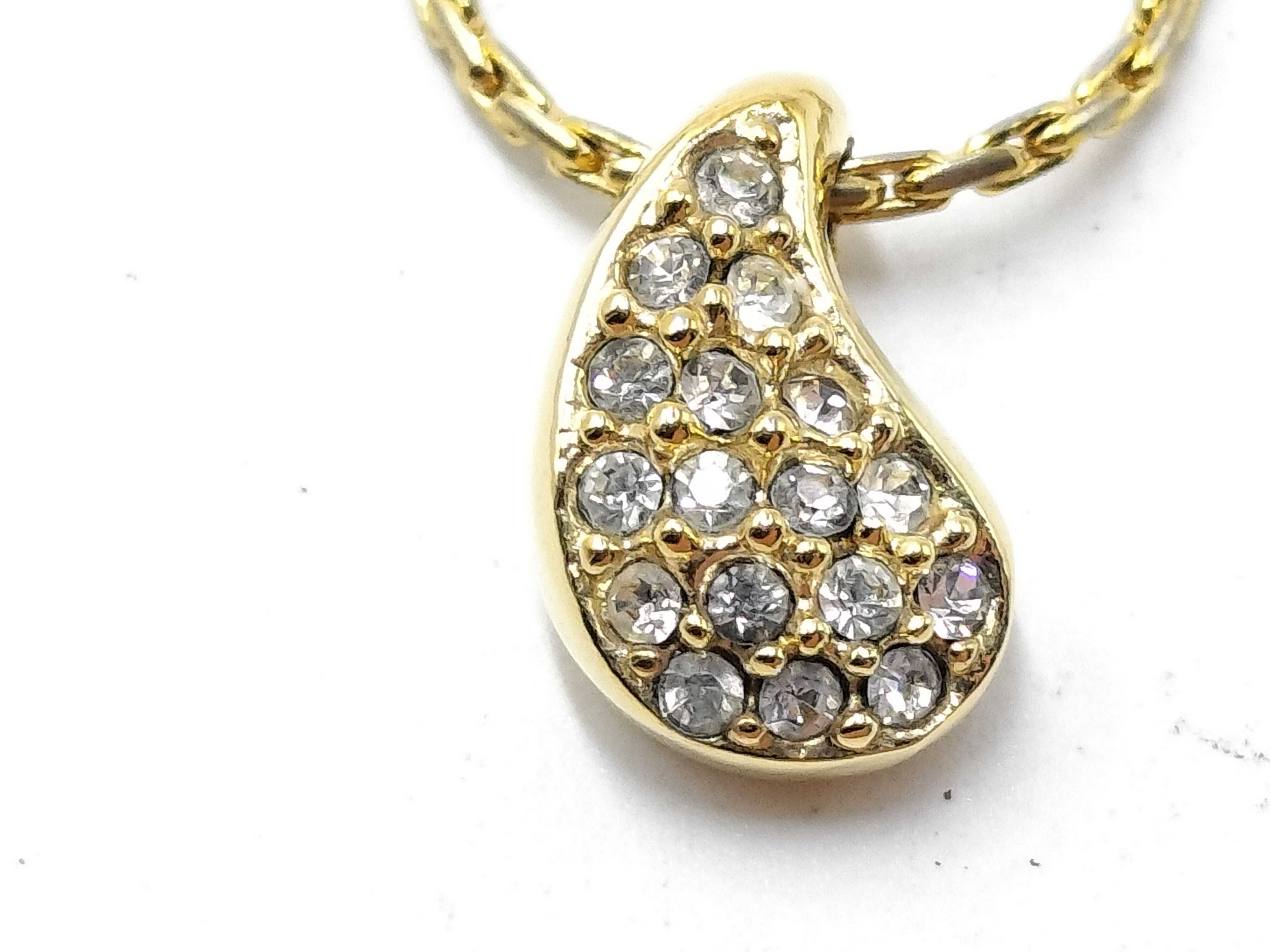【水曜終了】(10221_0689)Dior ビジュー ネックレス