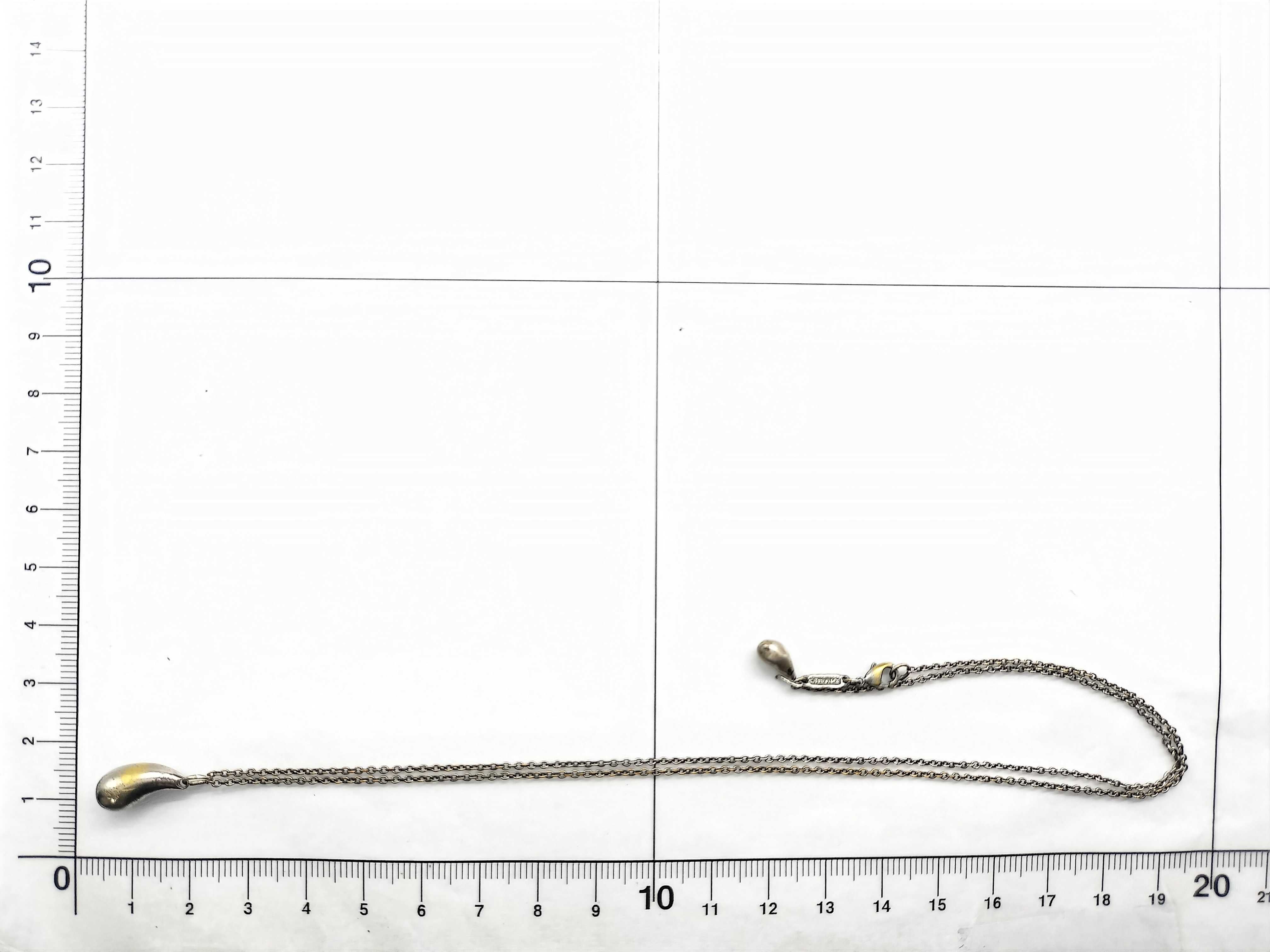 【水曜終了】(10221_0390)Tiffany&Co. ティアドロップ ネックレス ネックレス