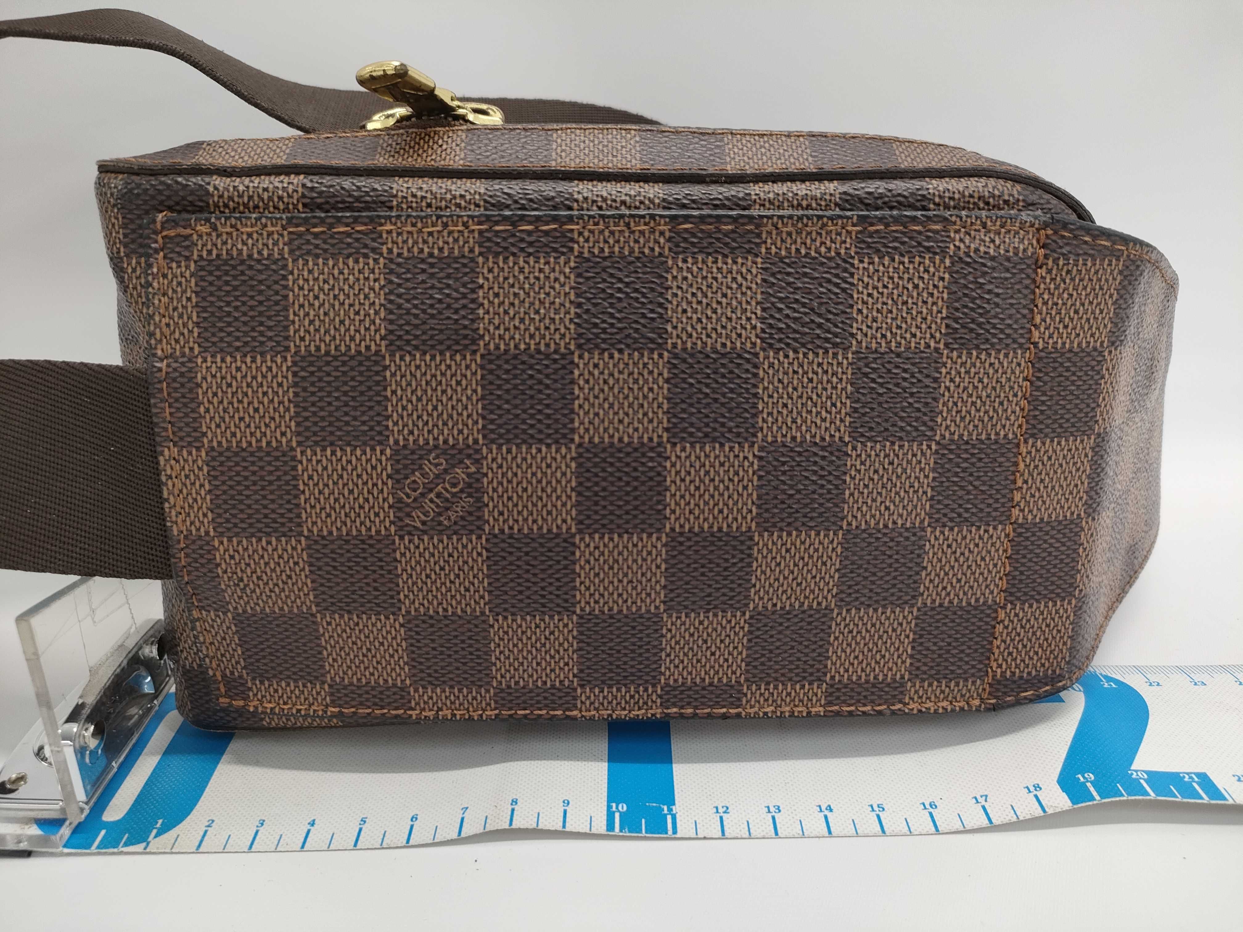 【水曜終了】(10229_0276)LOUIS VUITTON ダミエ ジェロニモス ウエストバッグ