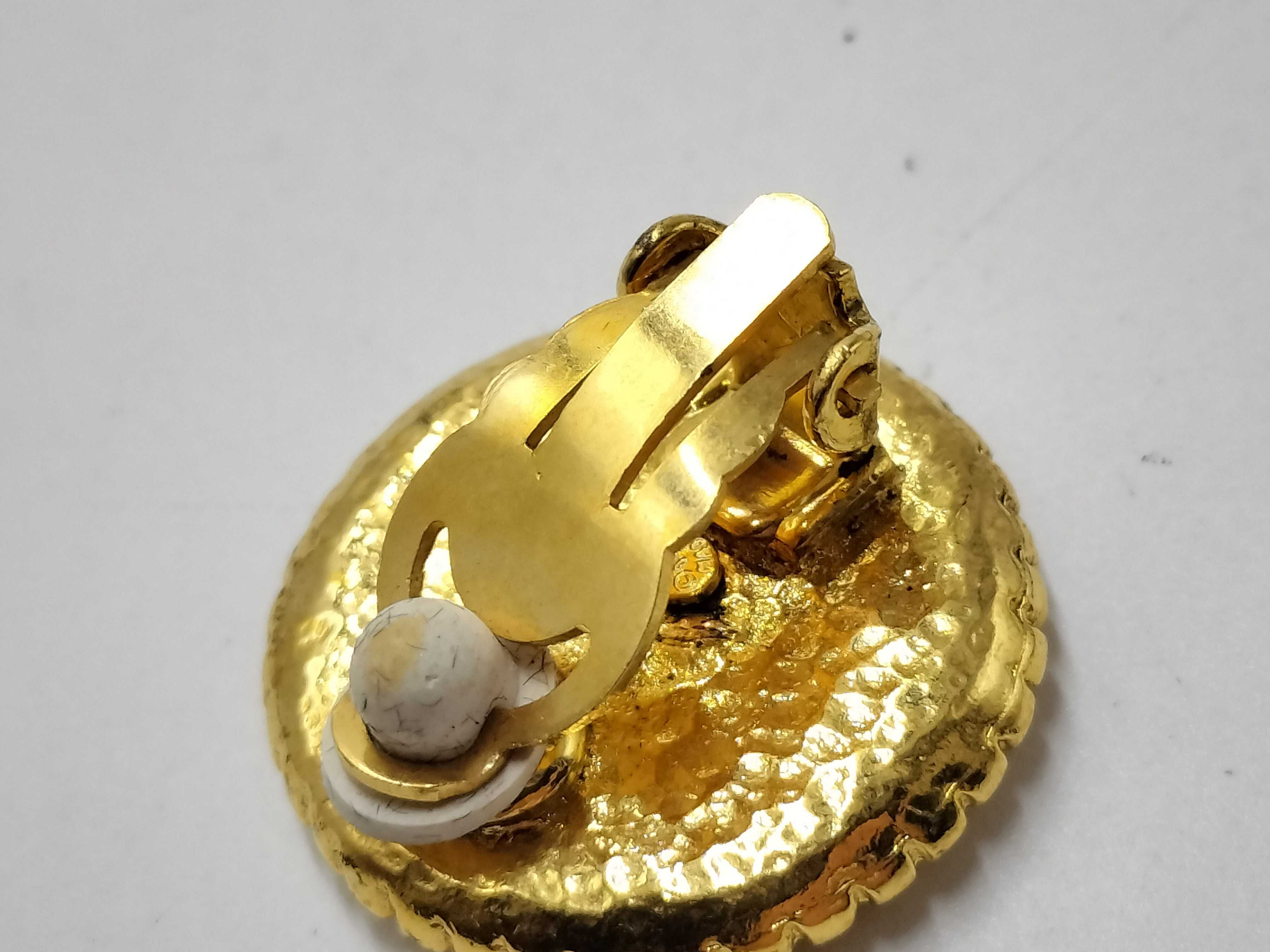 【水曜終了】(10217_0107)CHANEL ココマーク サークル イヤリング 96A イヤリング