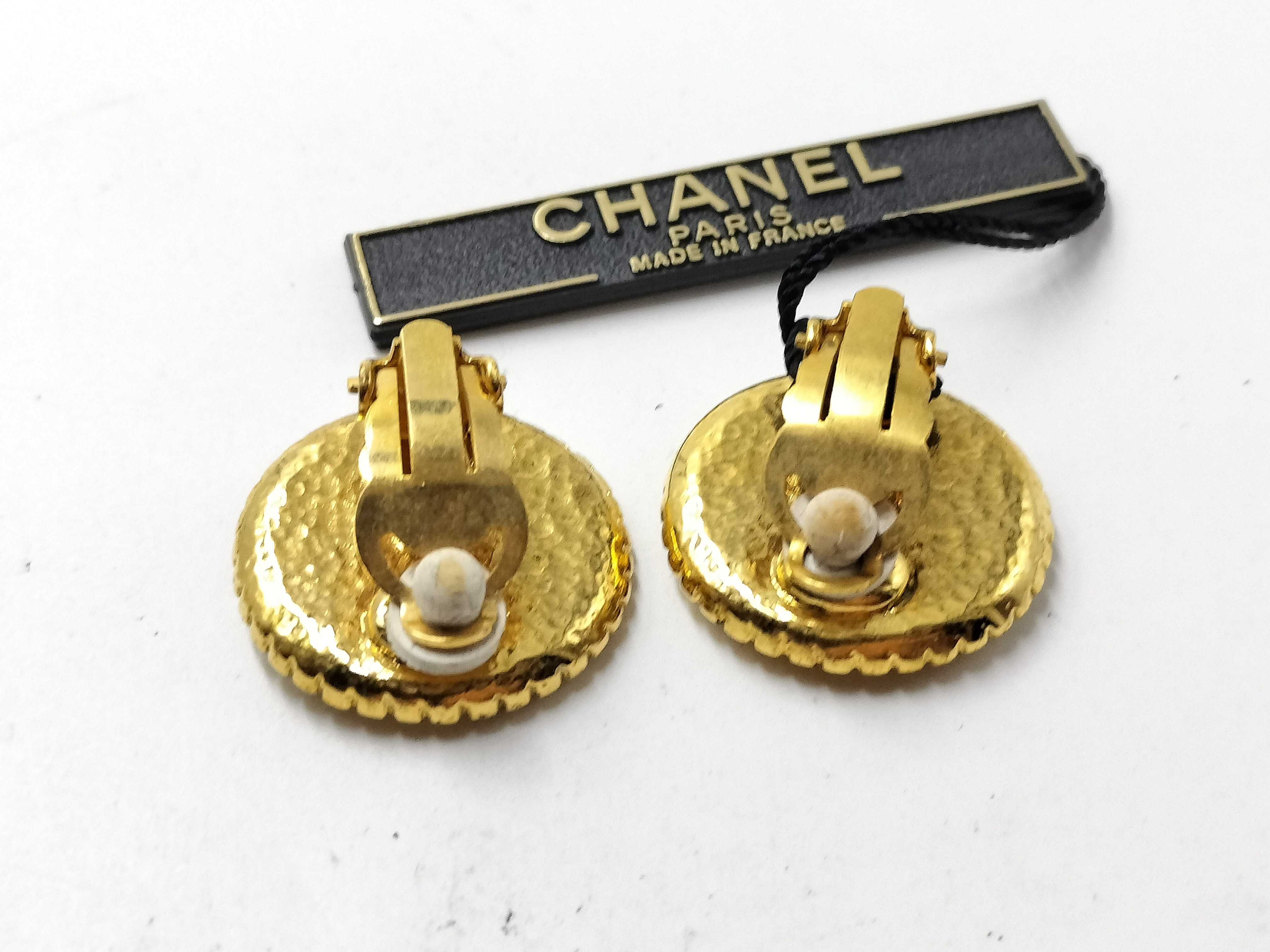 【水曜終了】(10217_0107)CHANEL ココマーク サークル イヤリング 96A イヤリング