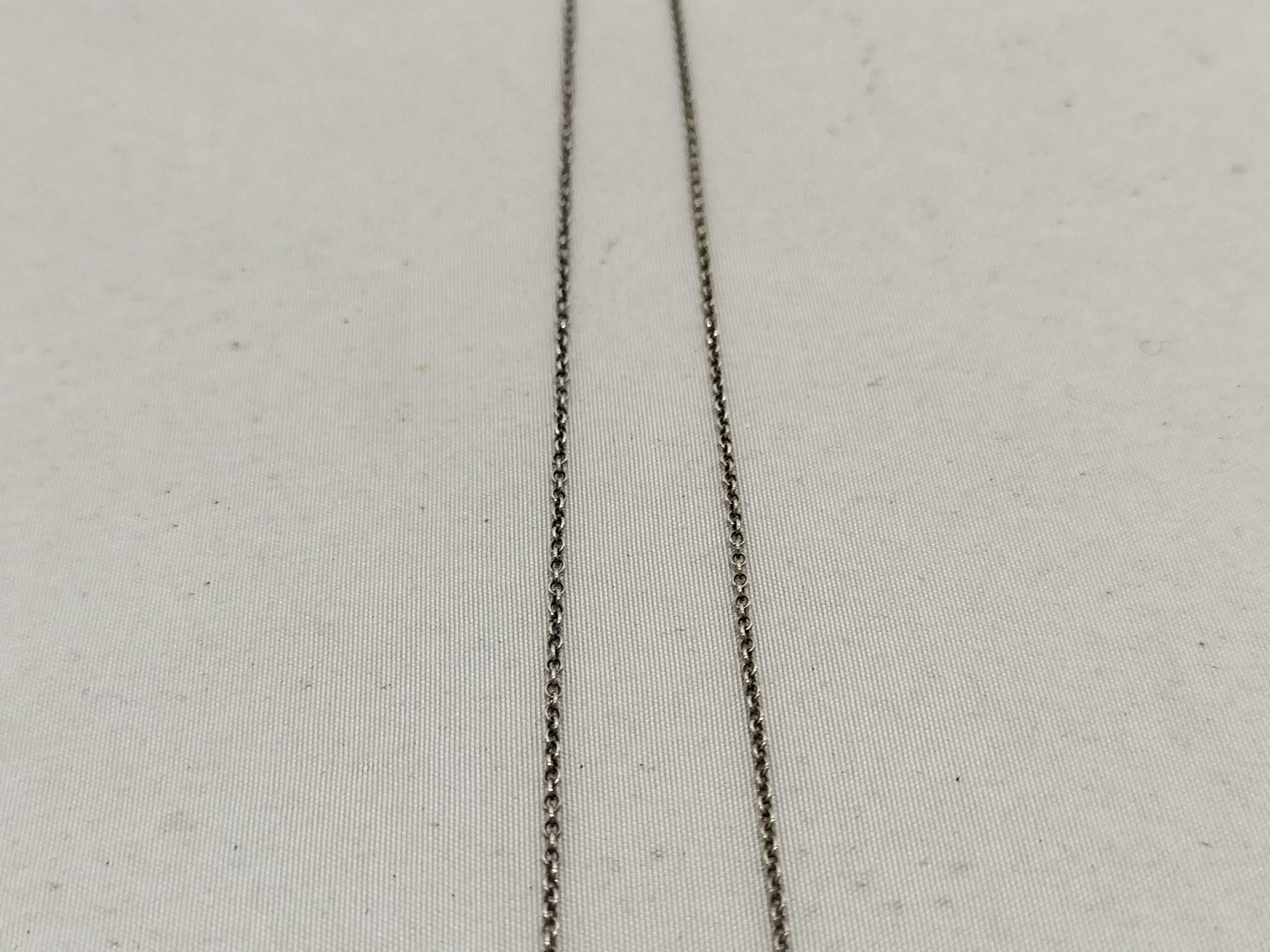 【水曜終了】(10221_0394)Tiffany&Co. リボンモチーフ 925刻印 ネックレス