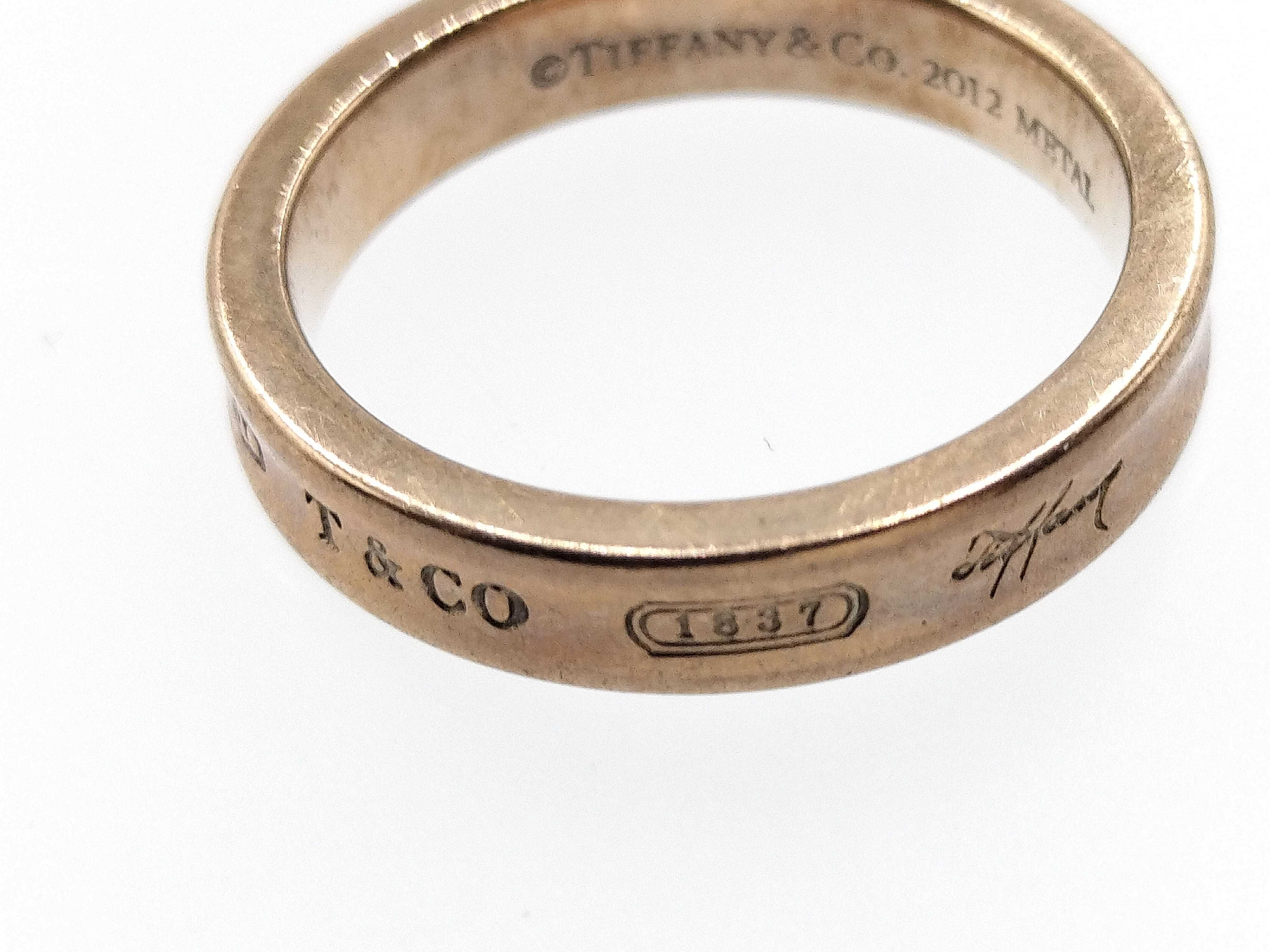 【水曜終了】(10221_0395)Tiffany&Co. 2012 メタルピンク リング