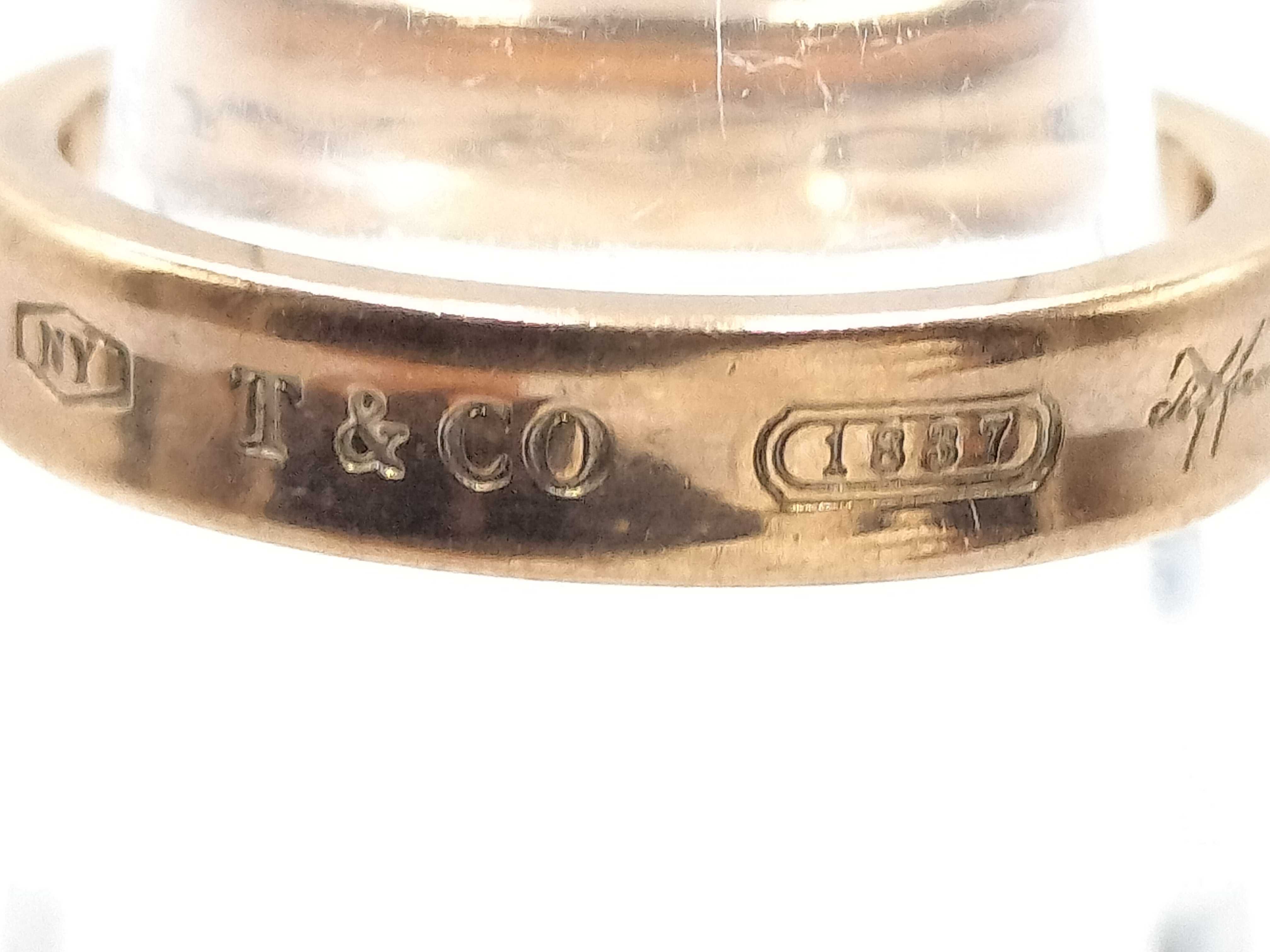 【水曜終了】(10221_0395)Tiffany&Co. 2012 メタルピンク リング