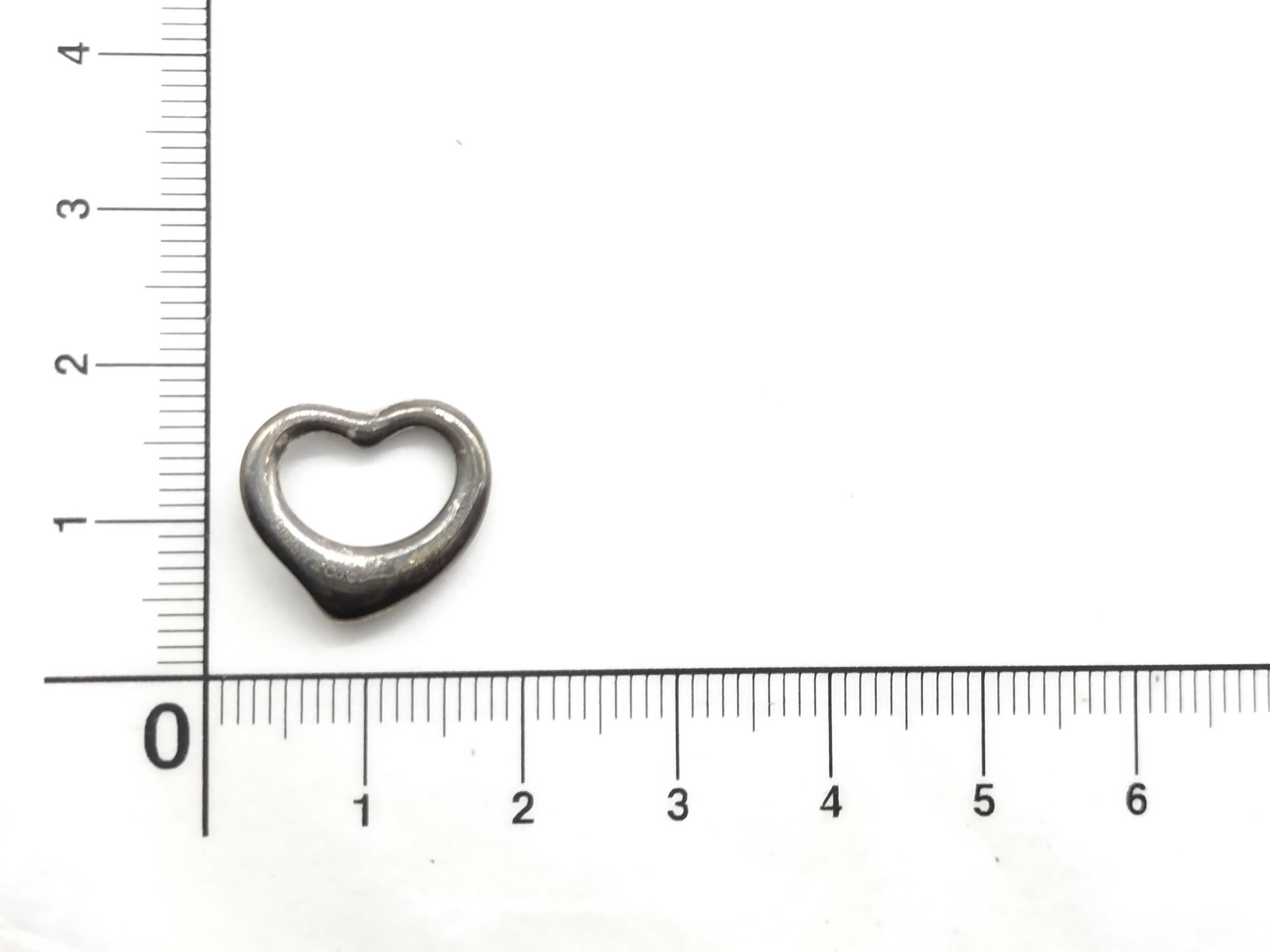 【水曜終了】(10221_0397)Tiffany&Co. オープンハート/トップ ペンダントトップ