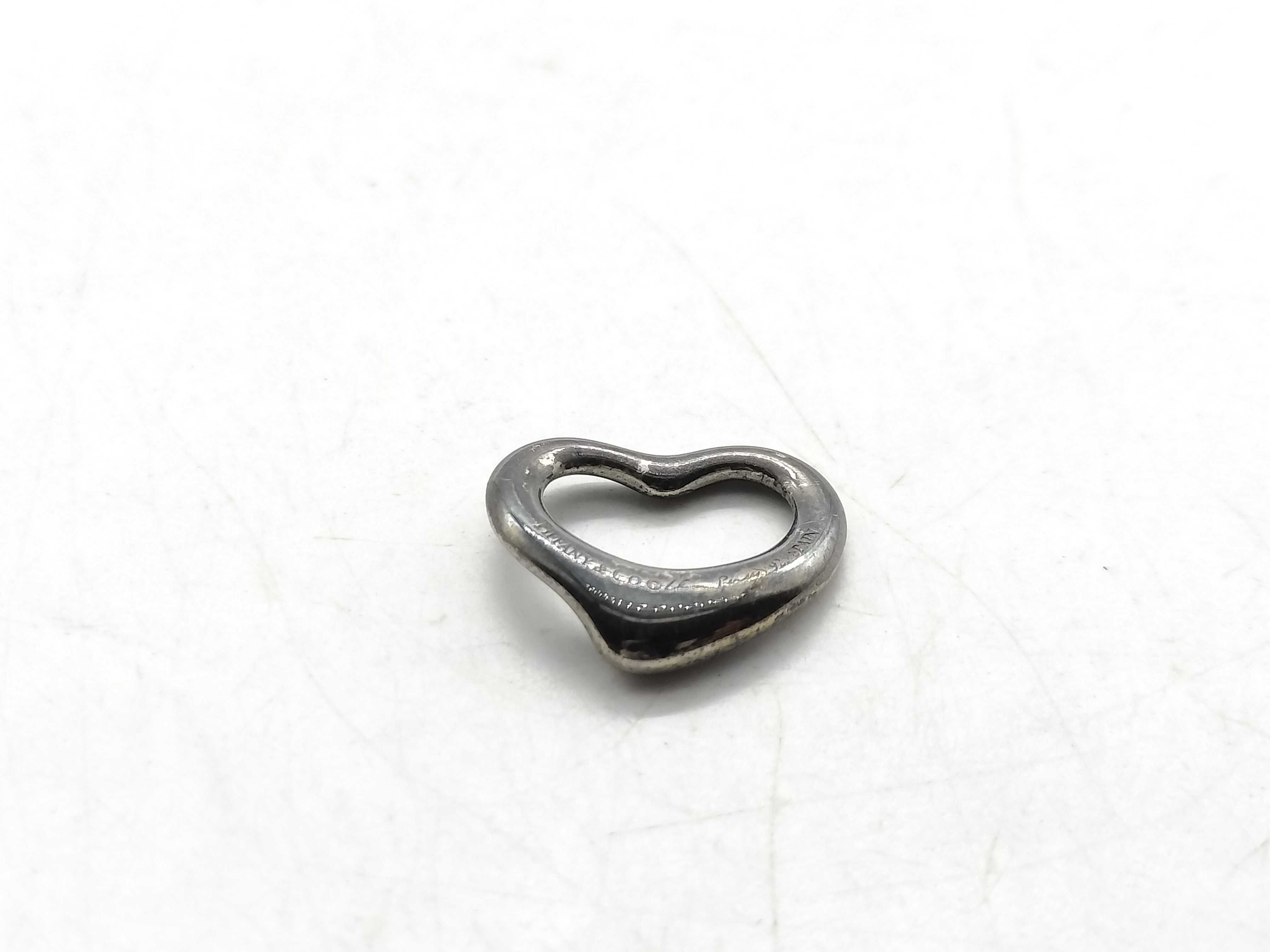 【水曜終了】(10221_0397)Tiffany&Co. オープンハート/トップ ペンダントトップ