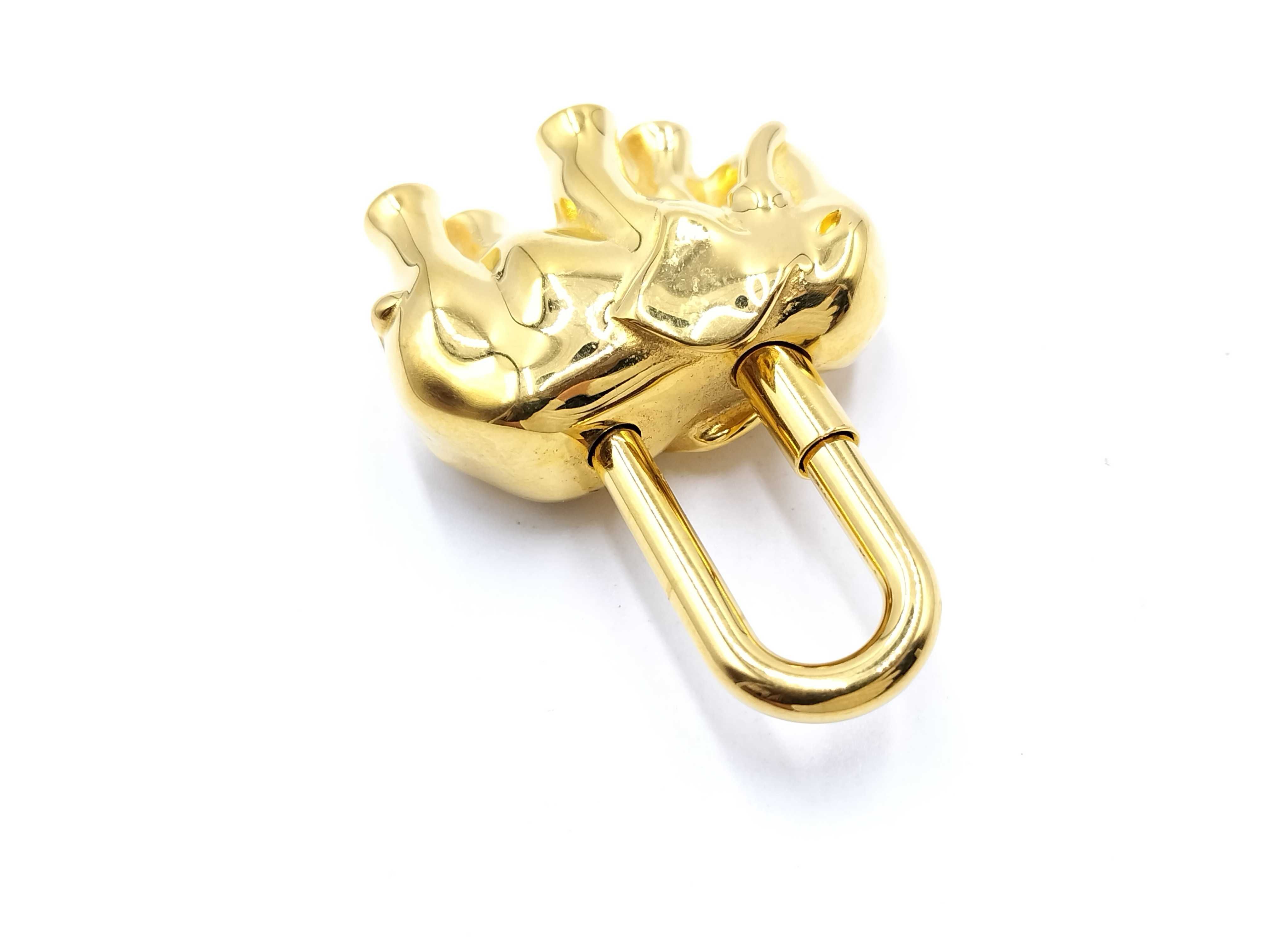 【水曜終了】(10216_0042)▼HERMES カデナエレファント GDカラー 箱有り その他小物
