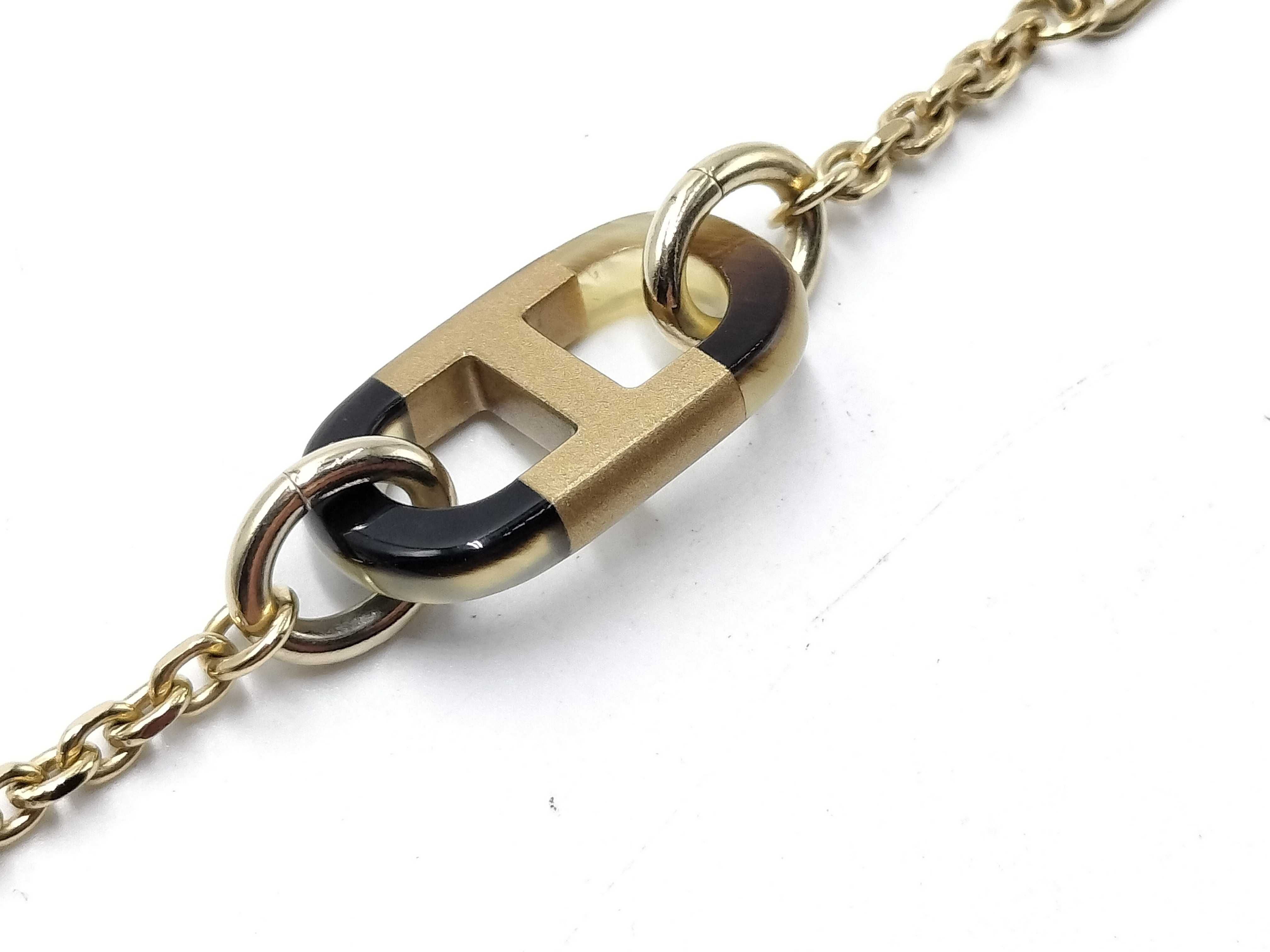 【水曜終了】(10216_0080)HERMES シュルメールネックレス バッファローホーン ネックレス ネックレス
