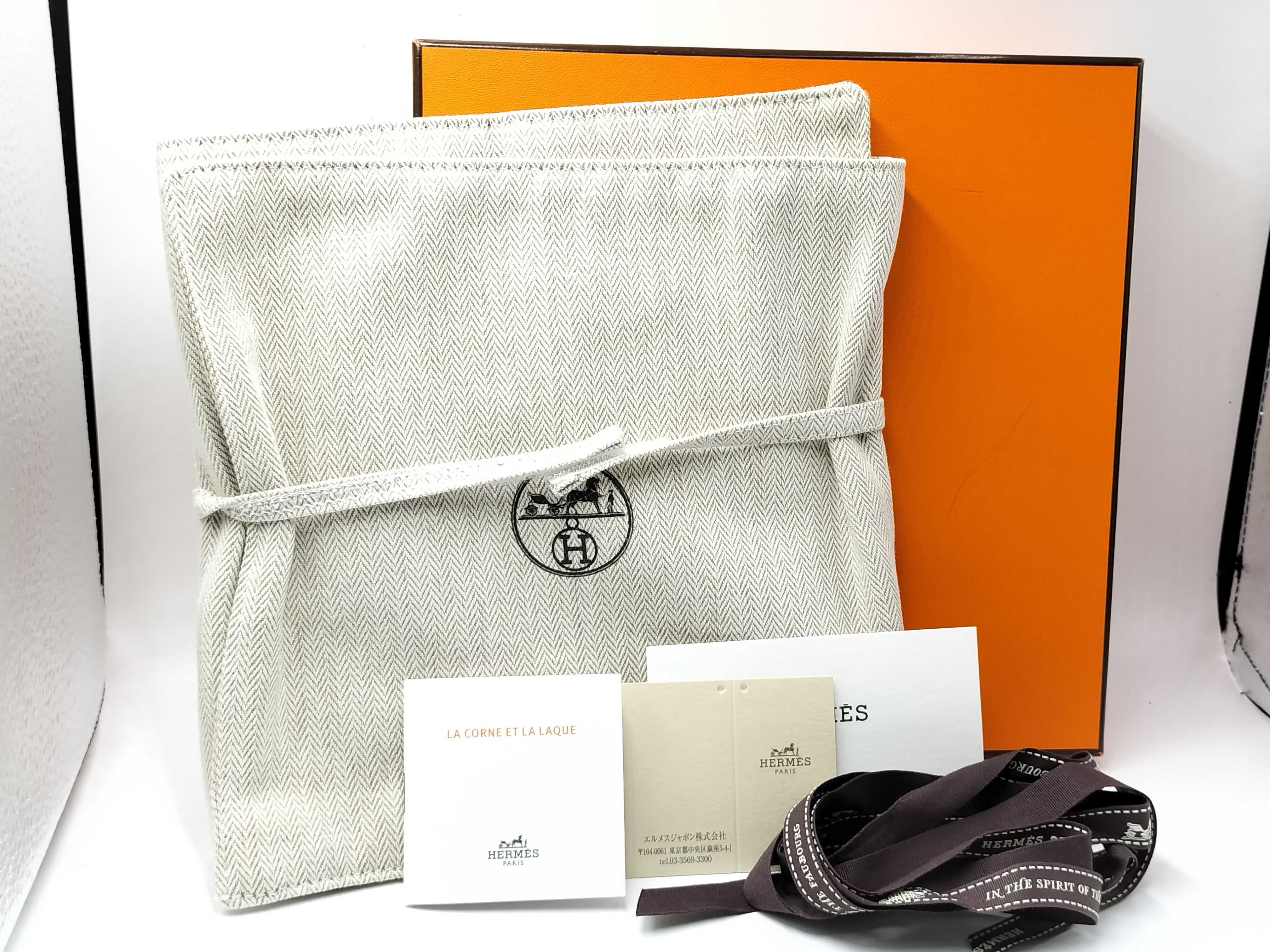 【水曜終了】(10216_0080)HERMES シュルメールネックレス バッファローホーン ネックレス ネックレス