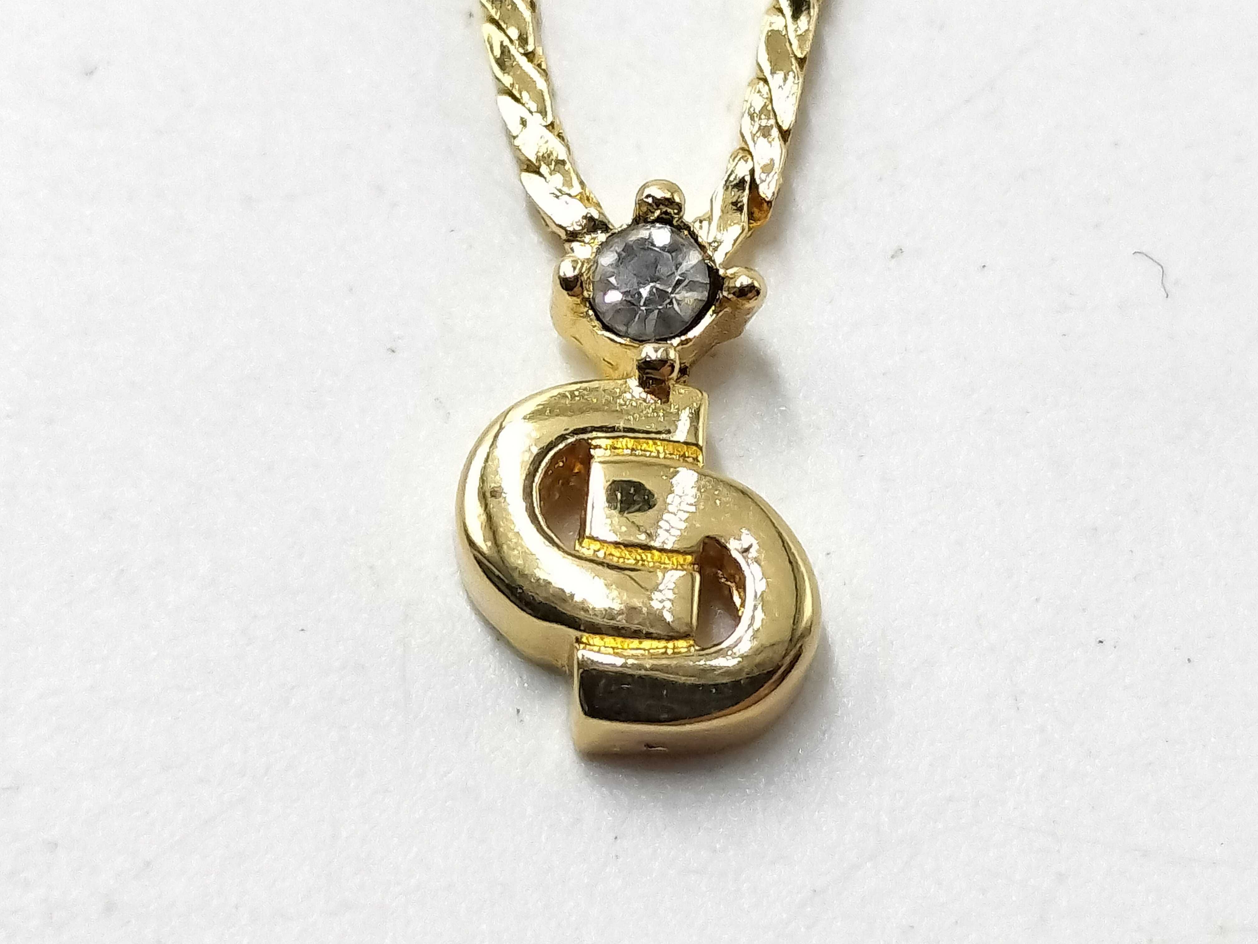 【水曜終了】(10221_0623)Dior CDロゴ/ストーン付ネックレス ネックレス