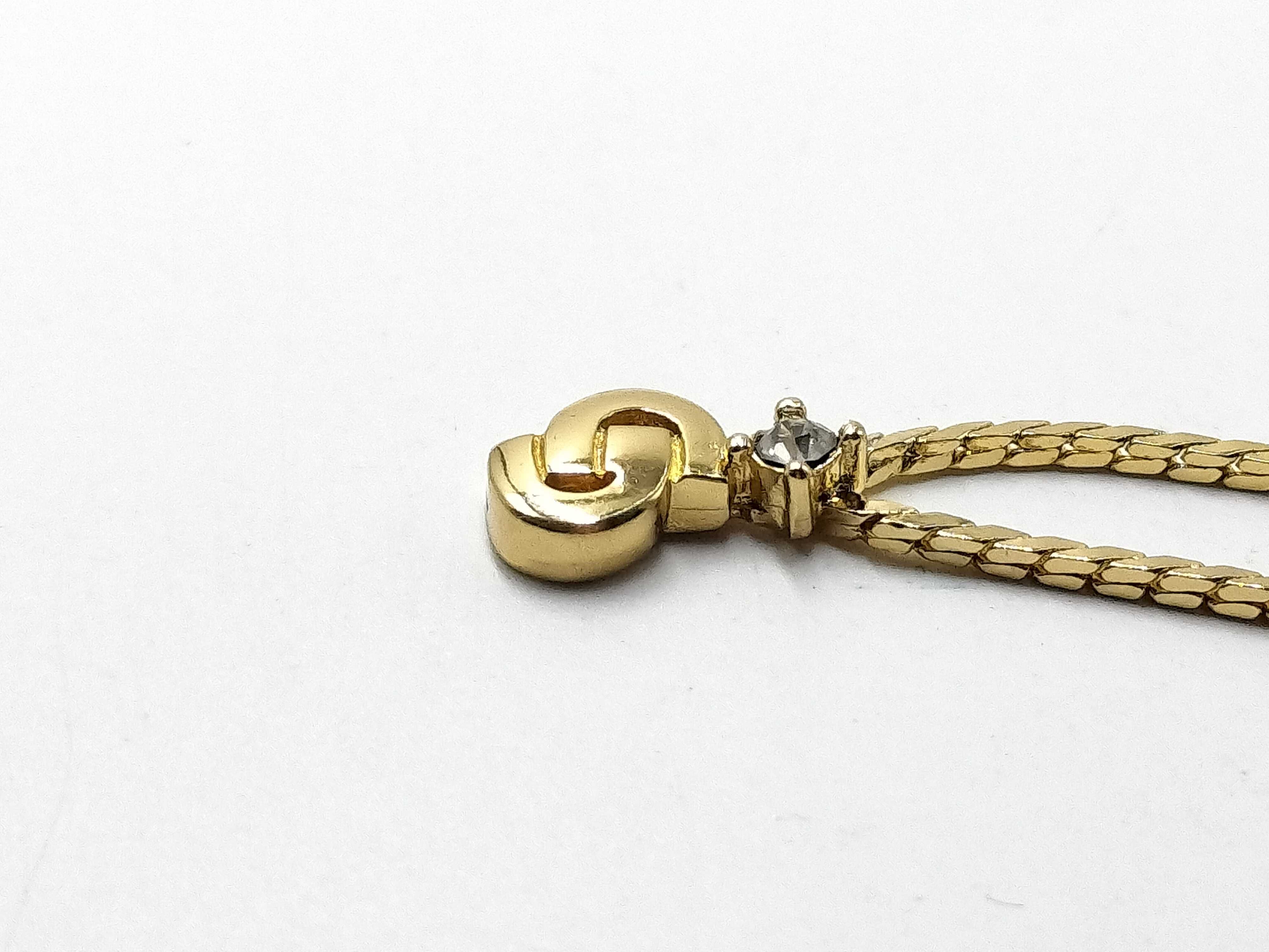 【水曜終了】(10221_0623)Dior CDロゴ/ストーン付ネックレス ネックレス