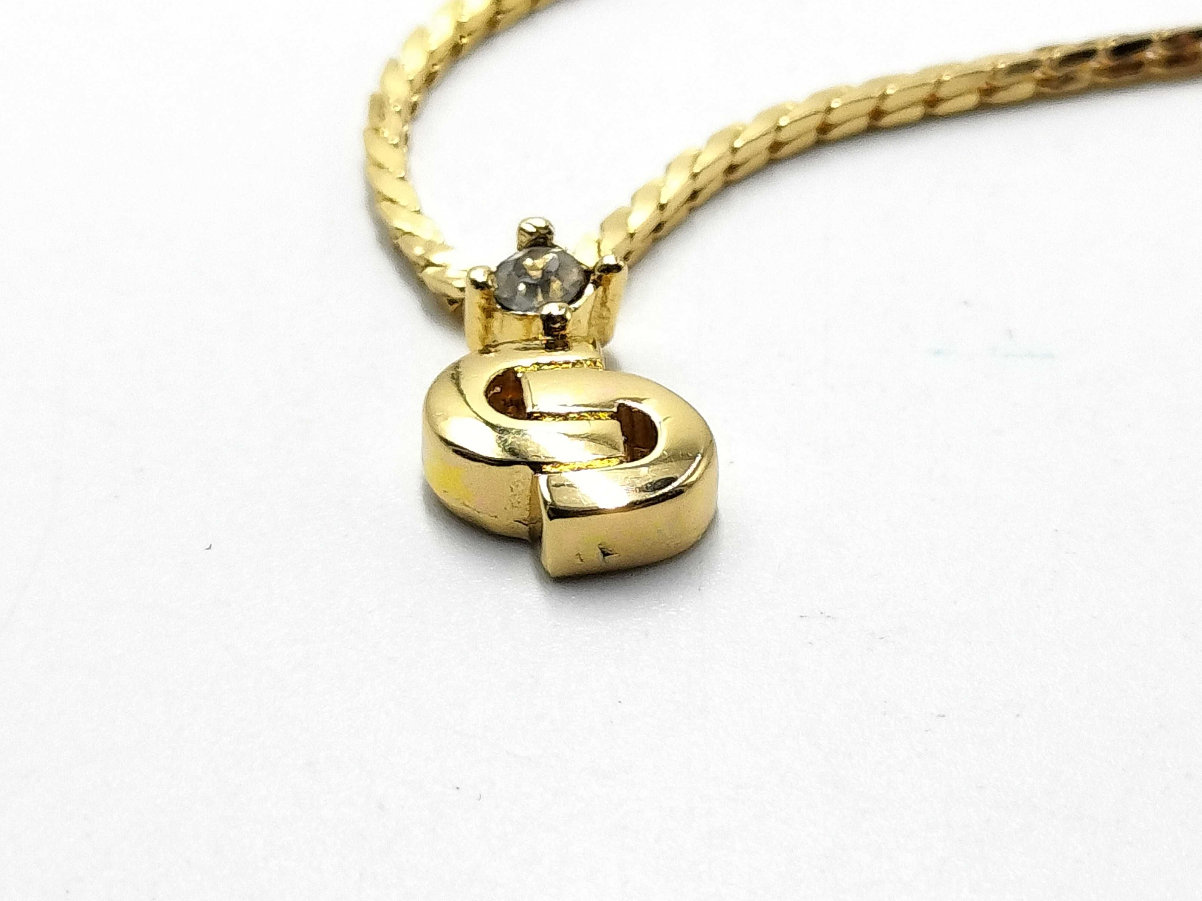【水曜終了】(10221_0623)Dior CDロゴ/ストーン付ネックレス ネックレス